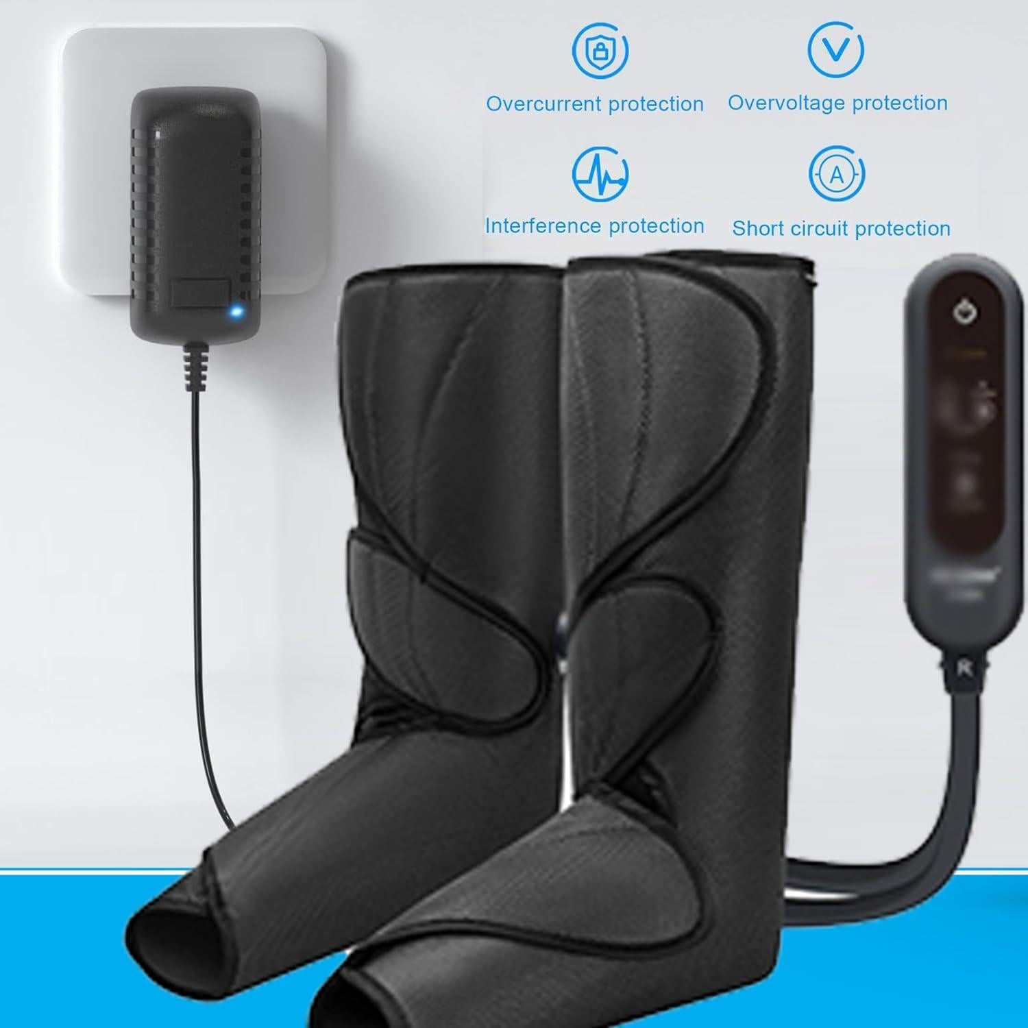 Adaptador de Corriente 12V para Masajeador de Piernas Ak