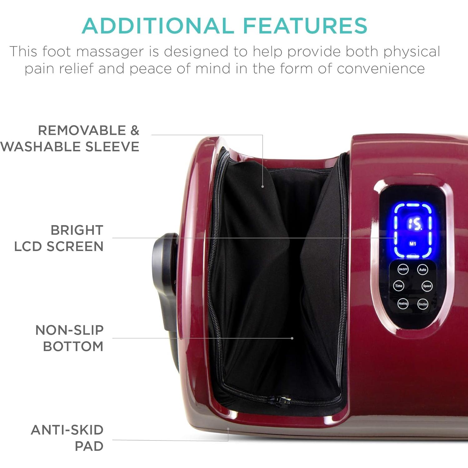 Masajeador de Pies Shiatsu Calentado Mejor Opción 47x31cm