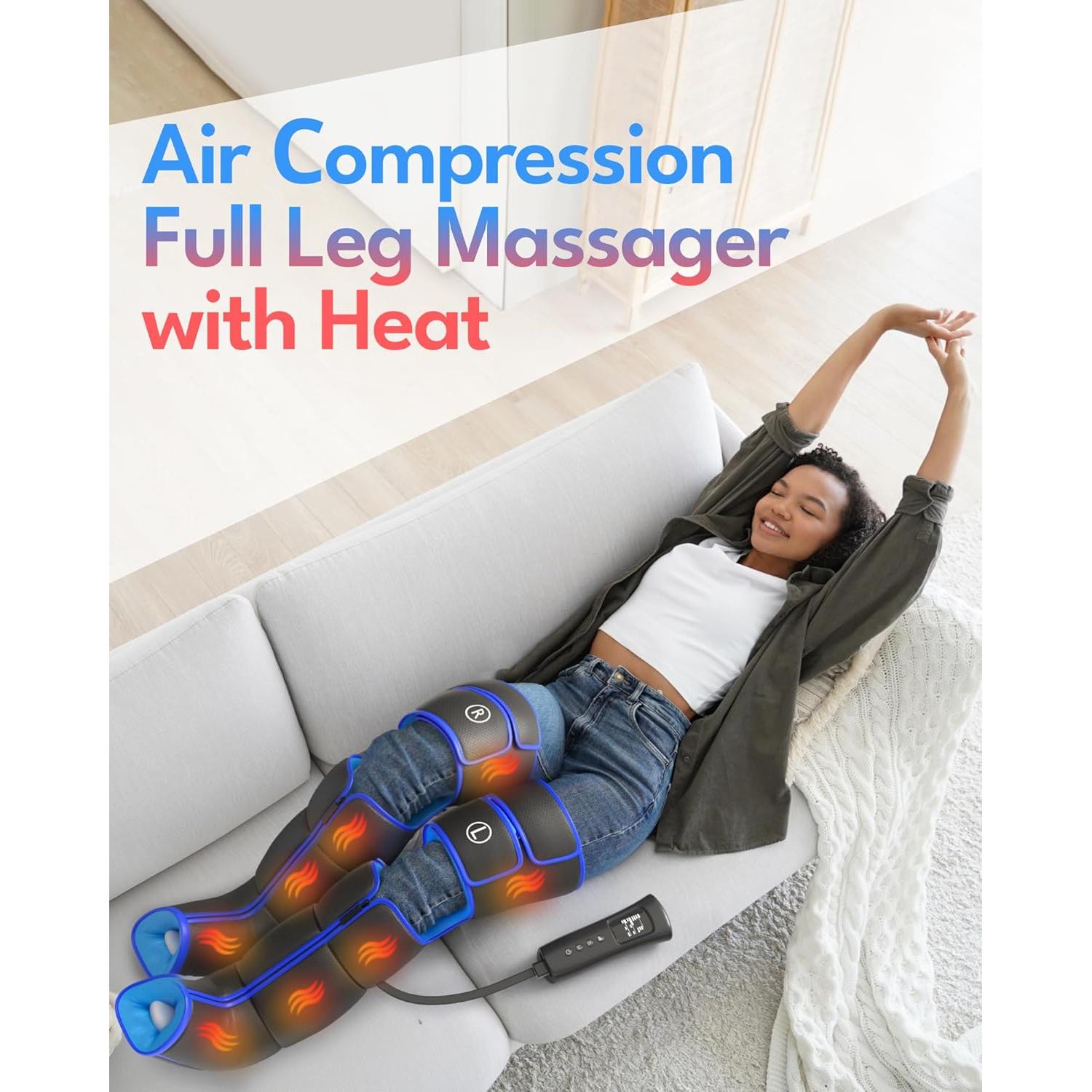 Masajeador de Piernas Eléctrico Xiamen Healthpal FE-7204B con Calor