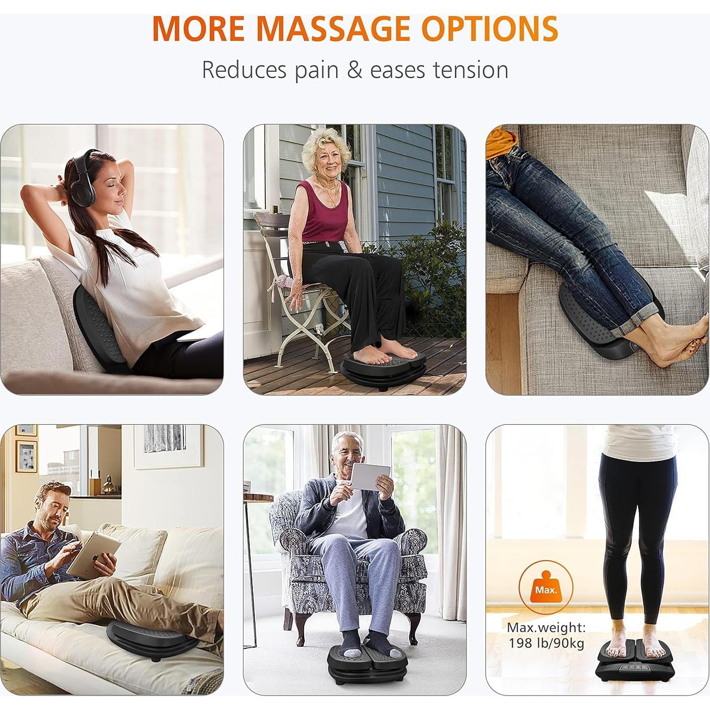 Masajeador de Pies Snailax SL-591 con Calor y Control Remoto