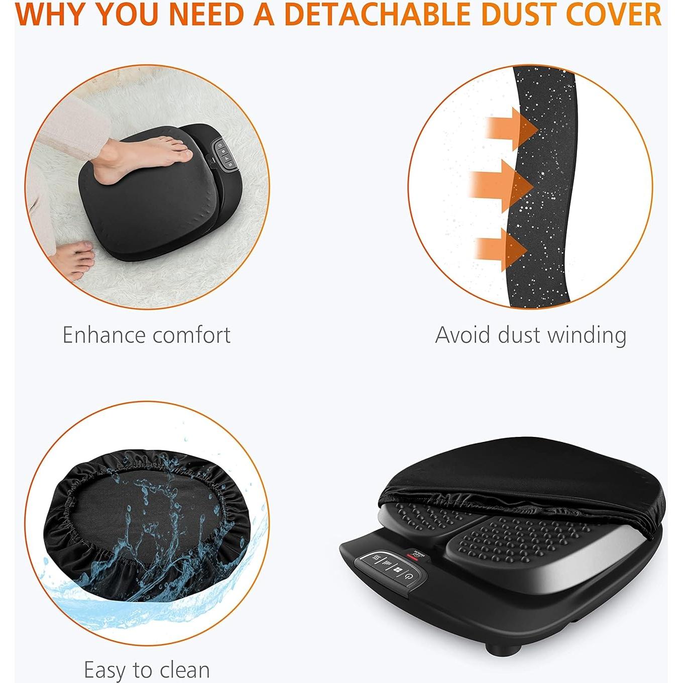 Masajeador de Pies Snailax SL-591 con Calor y Control Remoto