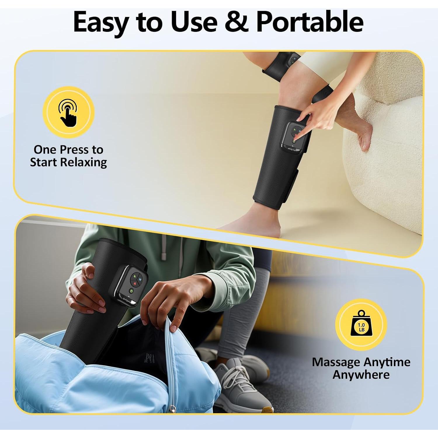 Masajeador de Pantorrillas Inalámbrico Comfytemp con Calor