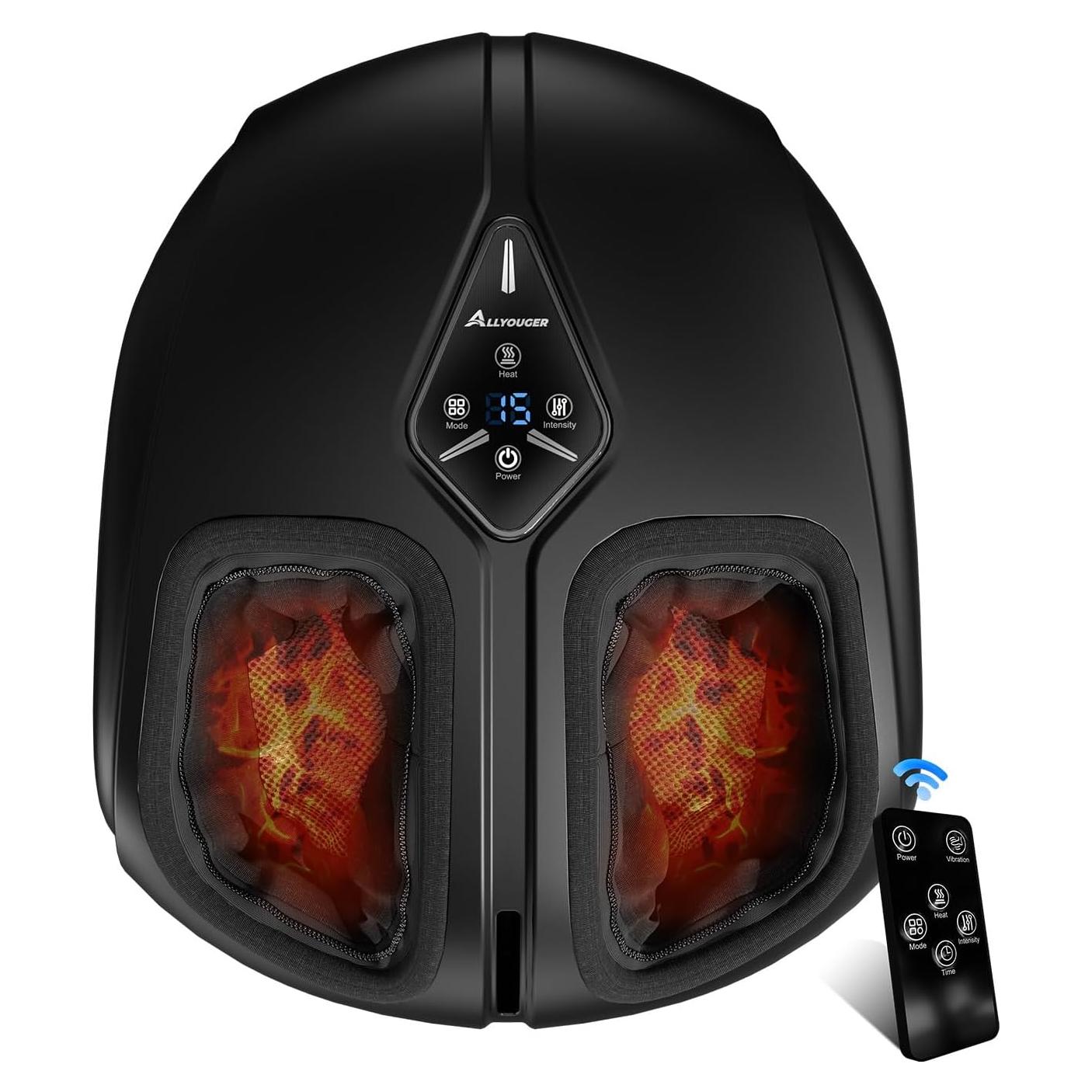 Masajeador de pies Shiatsu ALLYOUGER AYG-511 con calor y vibración