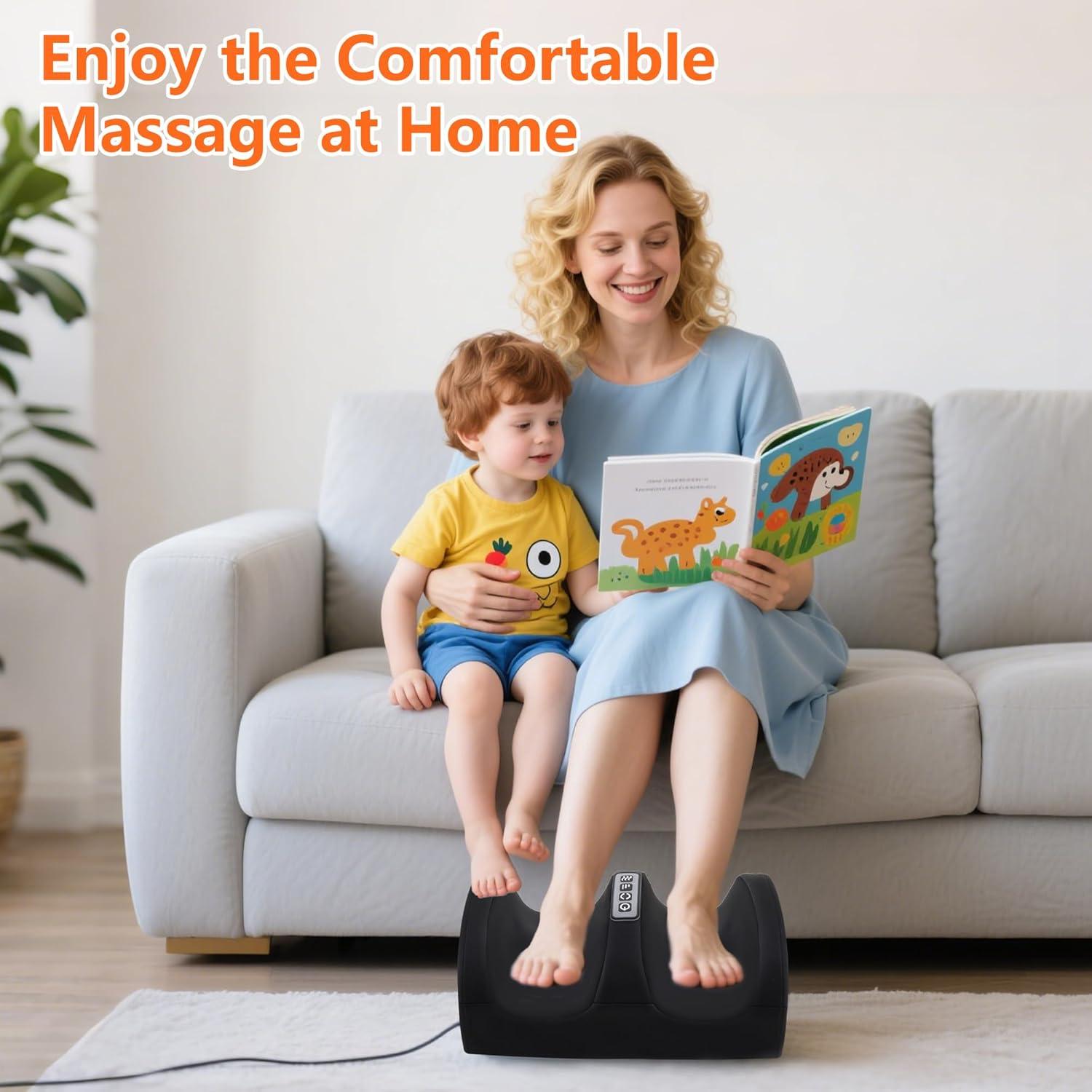 Masajeador de pies Shiatsu CCHYF con calor y 3 intensidades