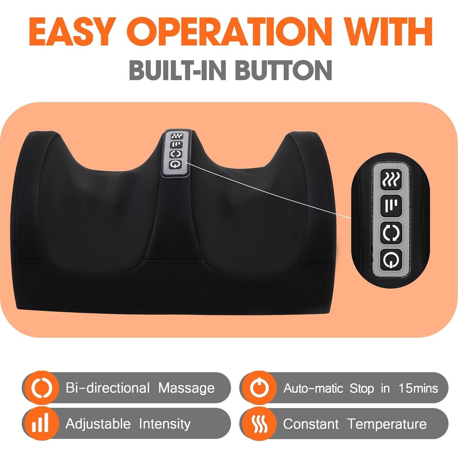 Masajeador de pies Shiatsu CCHYF con calor y 3 intensidades