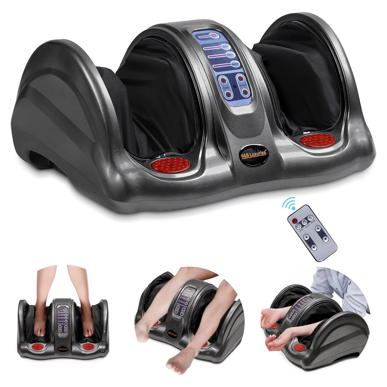 Máquina de Masaje Shiatsu para Pies H&B Luxuries Gris