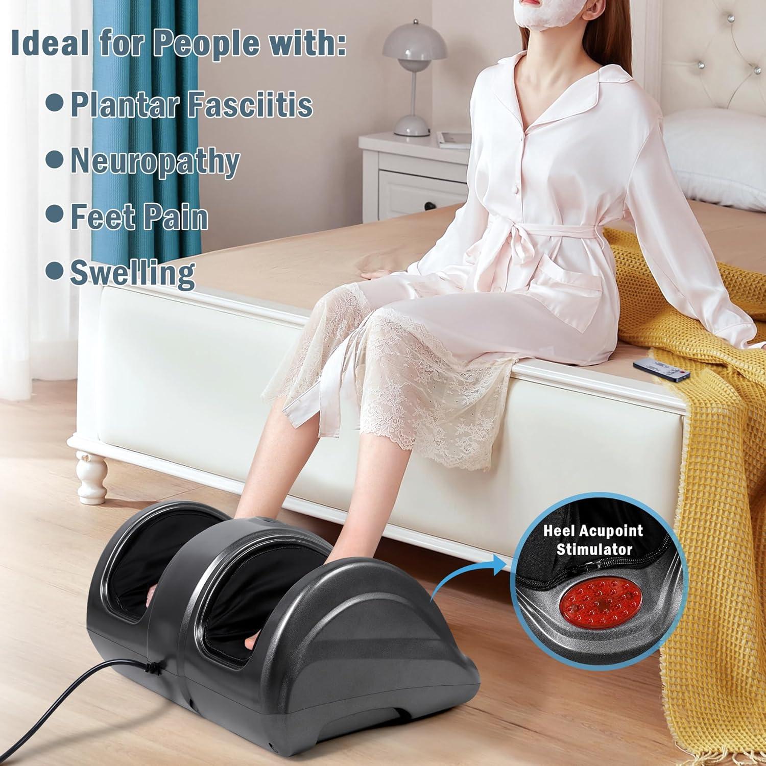 Máquina de Masaje Shiatsu para Pies H&B Luxuries Gris