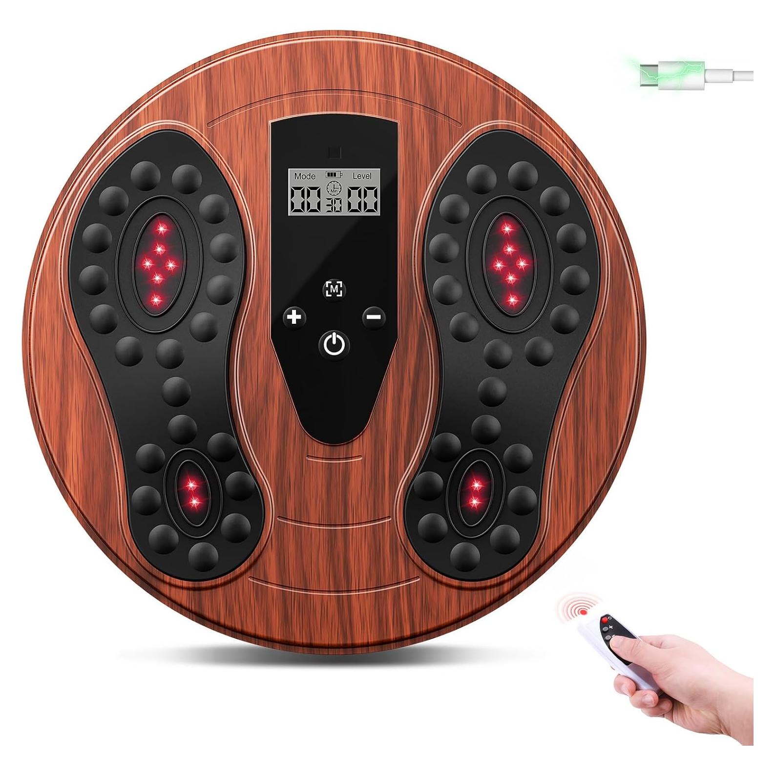 Masajeador de pies EMS exbushwren SE-VM5P-9R7X con luz roja