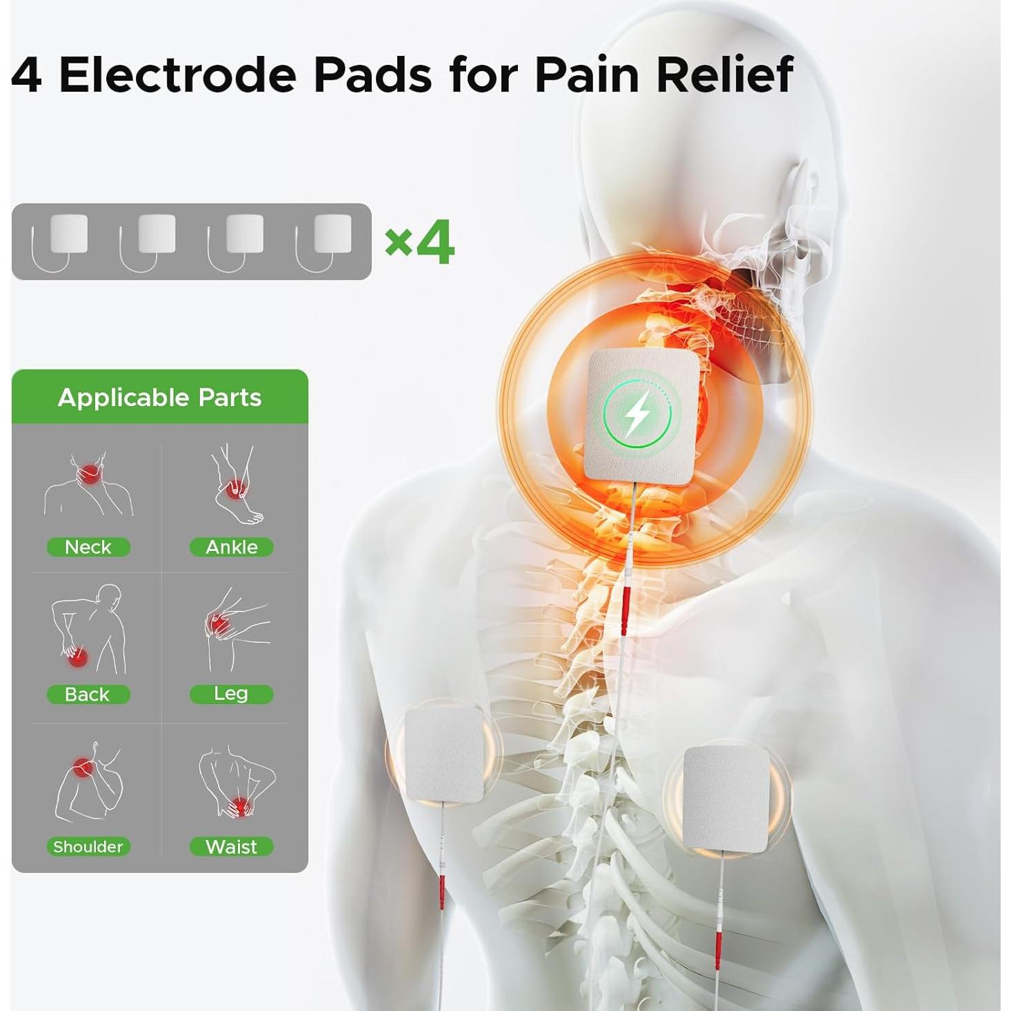 Masajeador de pies EMS exbushwren SE-VM5P-9R7X con luz roja