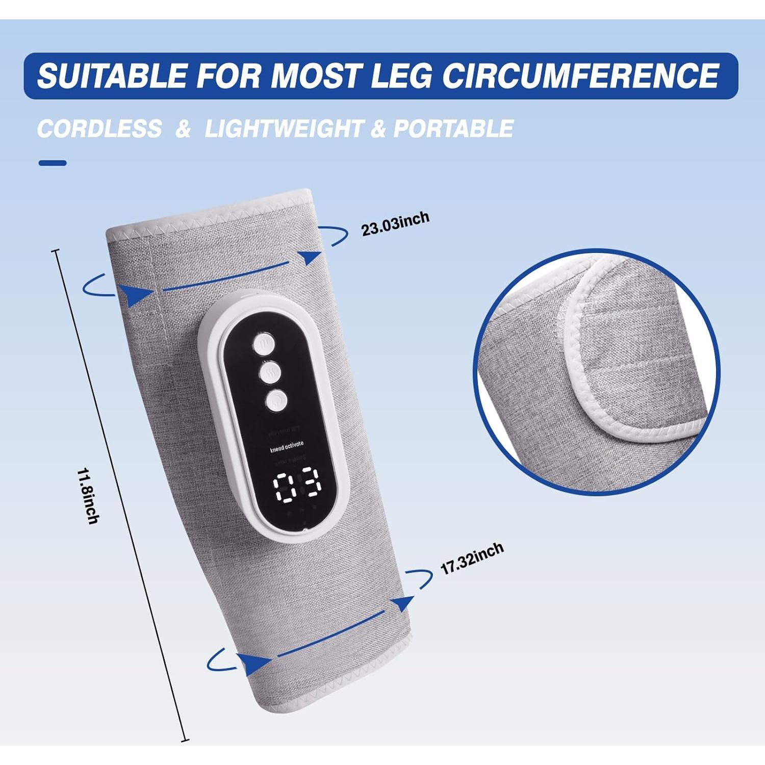 Masajeador de Piernas Inalámbrico HLP-1 con Compresión de Aire