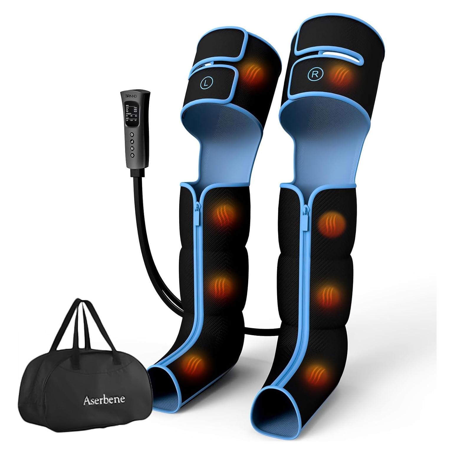 Masajeador de Piernas Aserbene con Calor y Compresión 71 cm