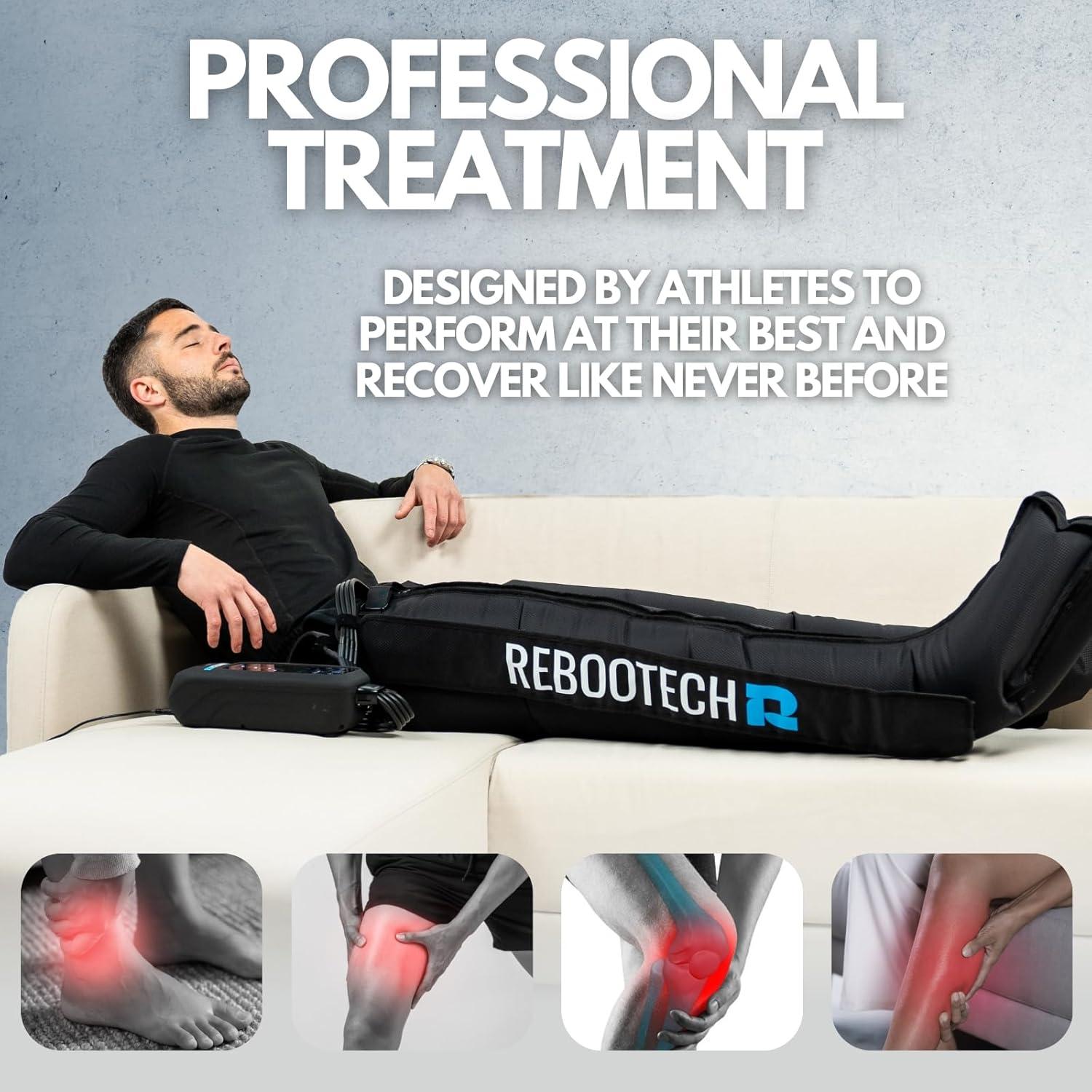 Masajeador de Piernas REBOOTECH ELITE Compresión Aire Tamaño M