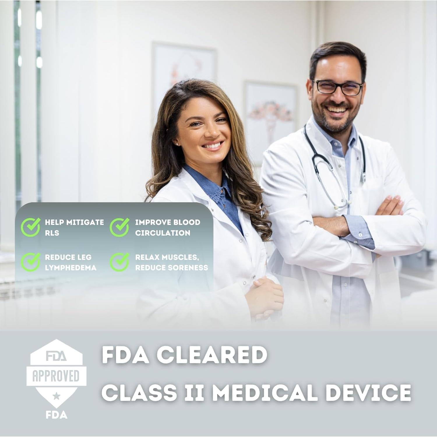 Masajeador de Piernas REBOOTECH ELITE Compresión Aire Tamaño M