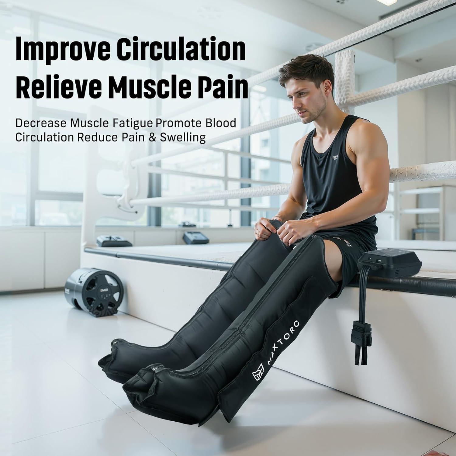 Masajeador de Compresión de Piernas MaxF MF-AWI 5 Niveles