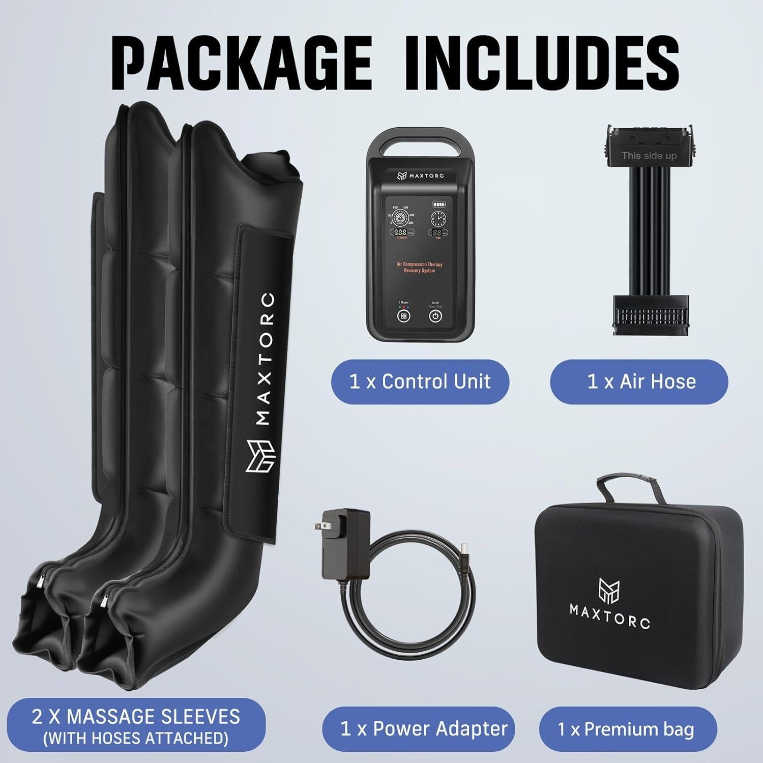 Masajeador de Compresión de Piernas MaxF MF-AWI 5 Niveles