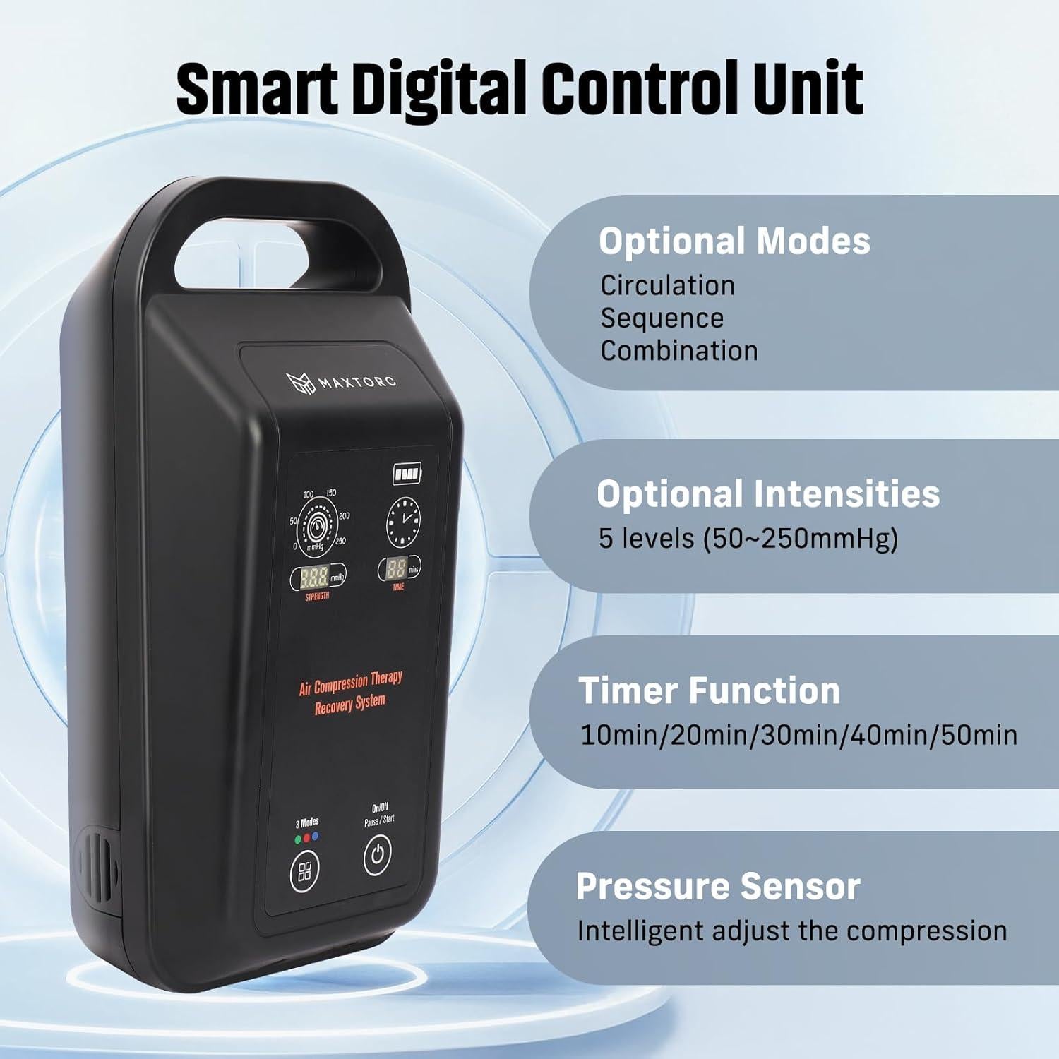 Masajeador de Compresión de Piernas MaxF MF-AWI 5 Niveles
