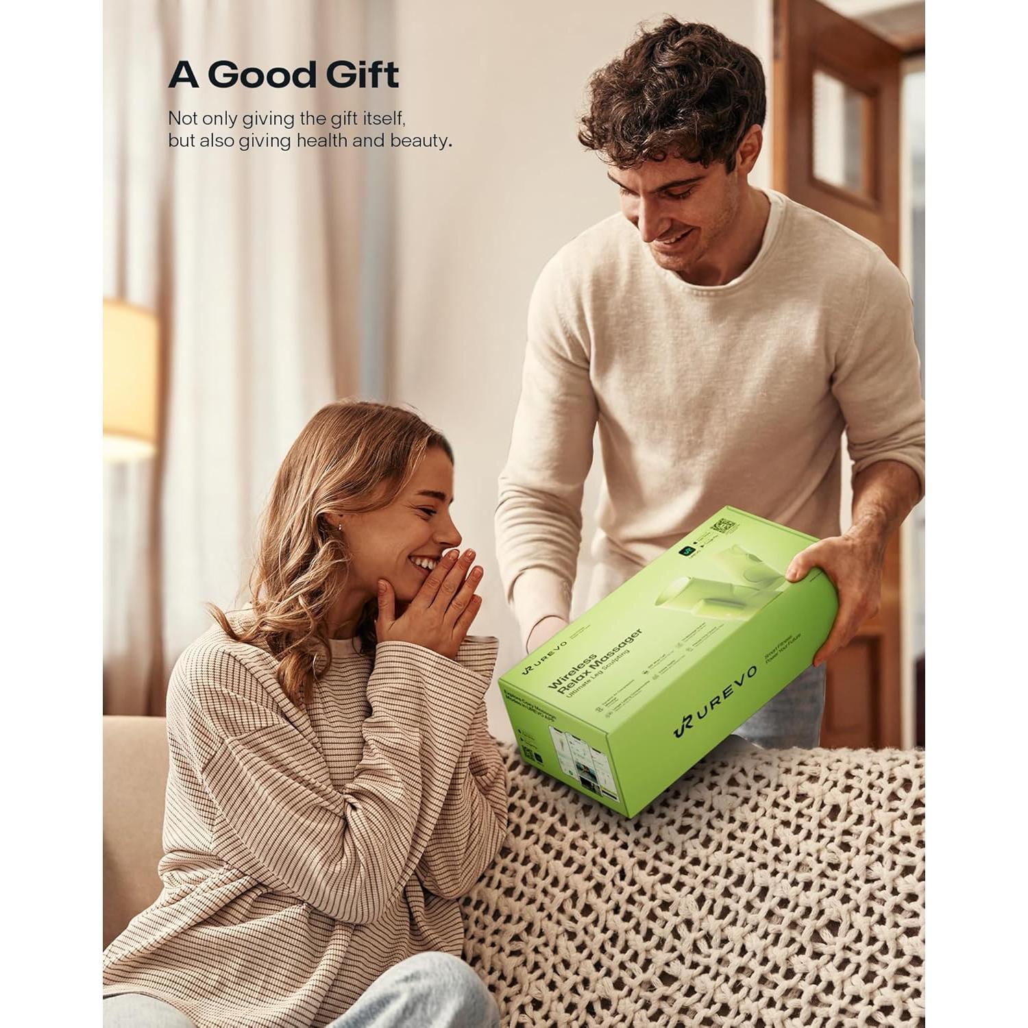 Masajeador de Pantorrillas UREVO Smart Inalámbrico AI 3 Modos