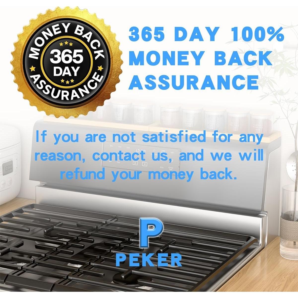 Estante Magnético PEKER de Bambú para Cocina 72 cm