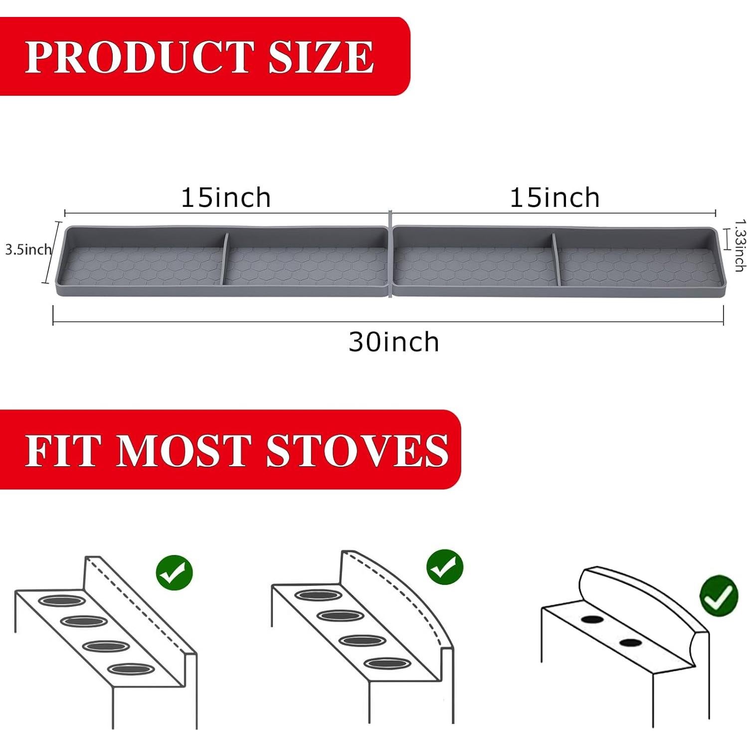 Estante Magnético de Silicona Verypejan para Cocina 76.2 cm