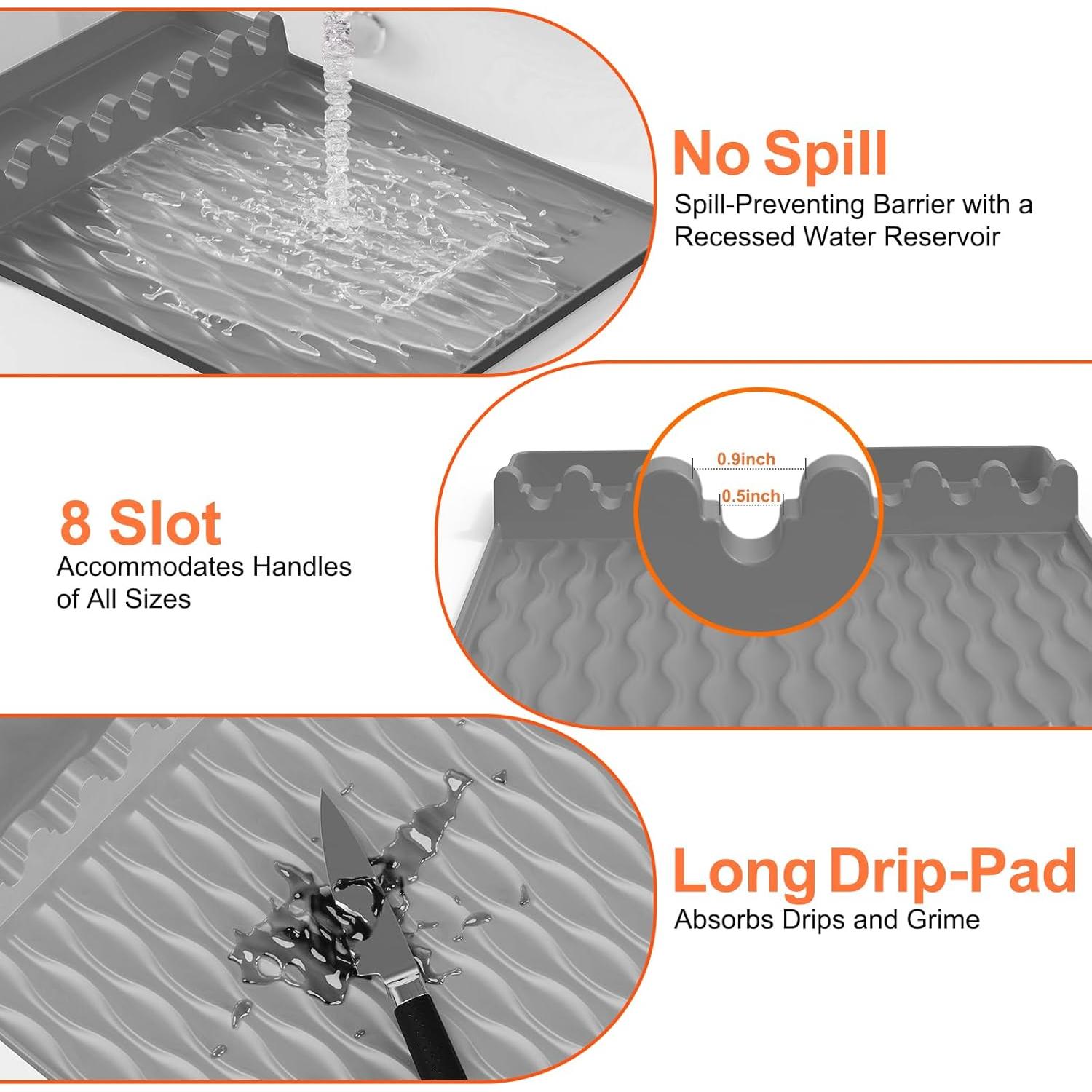 Alfombrilla de Silicona Antideslizante Blackstone 40.6x29.2cm