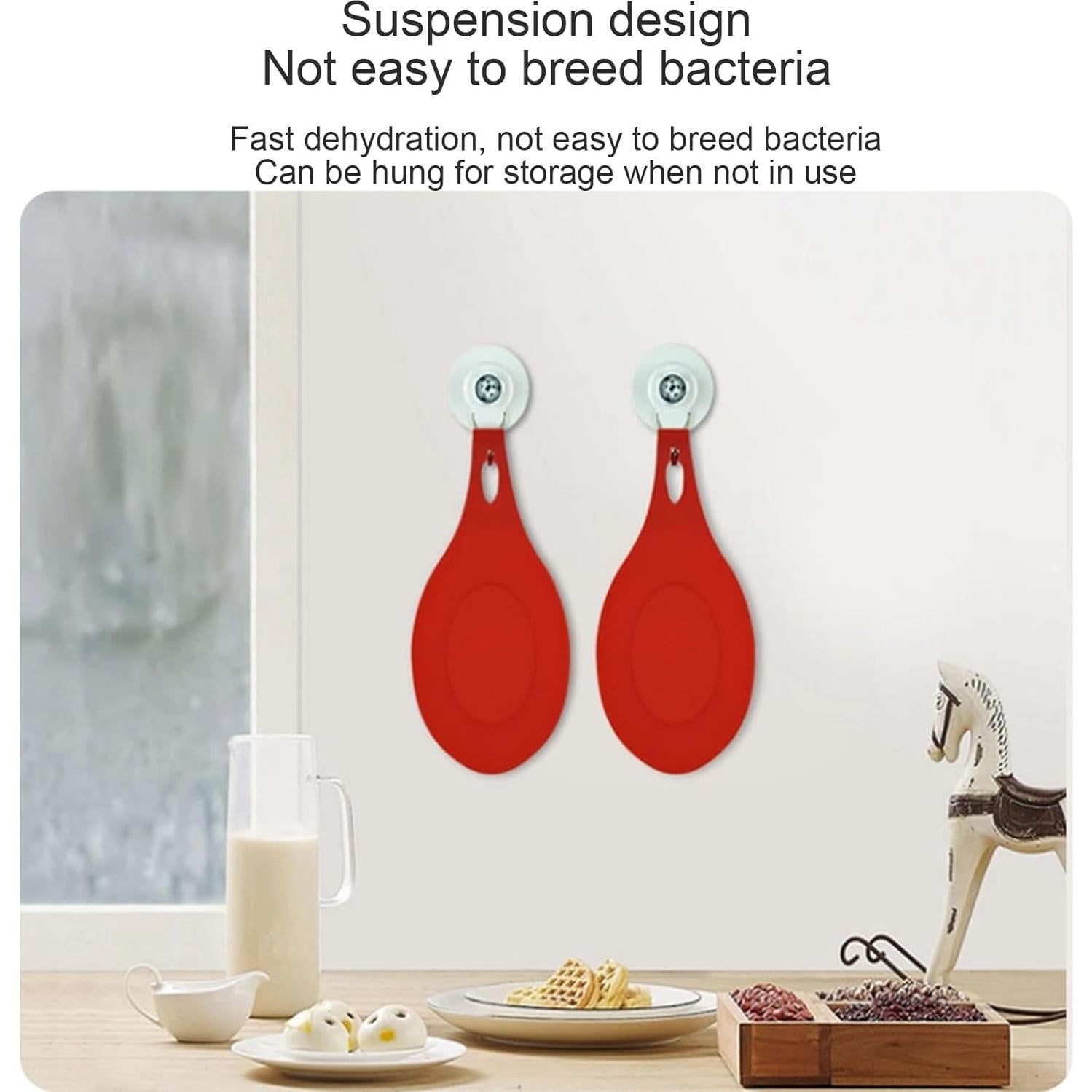 Soporte de Cuchara de Silicona Resistente al Calor Guojiang