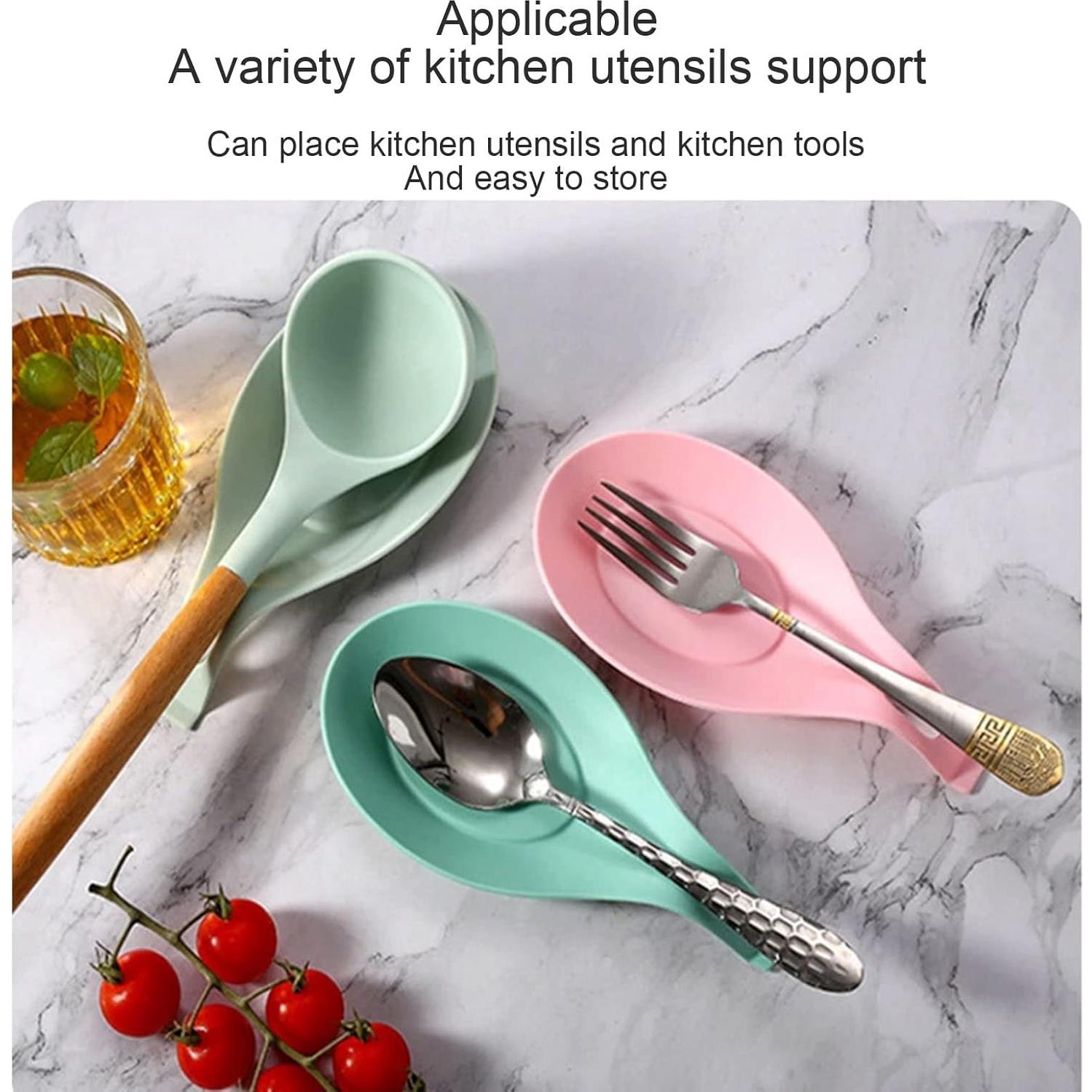 Soporte de Cuchara de Silicona Resistente al Calor Guojiang