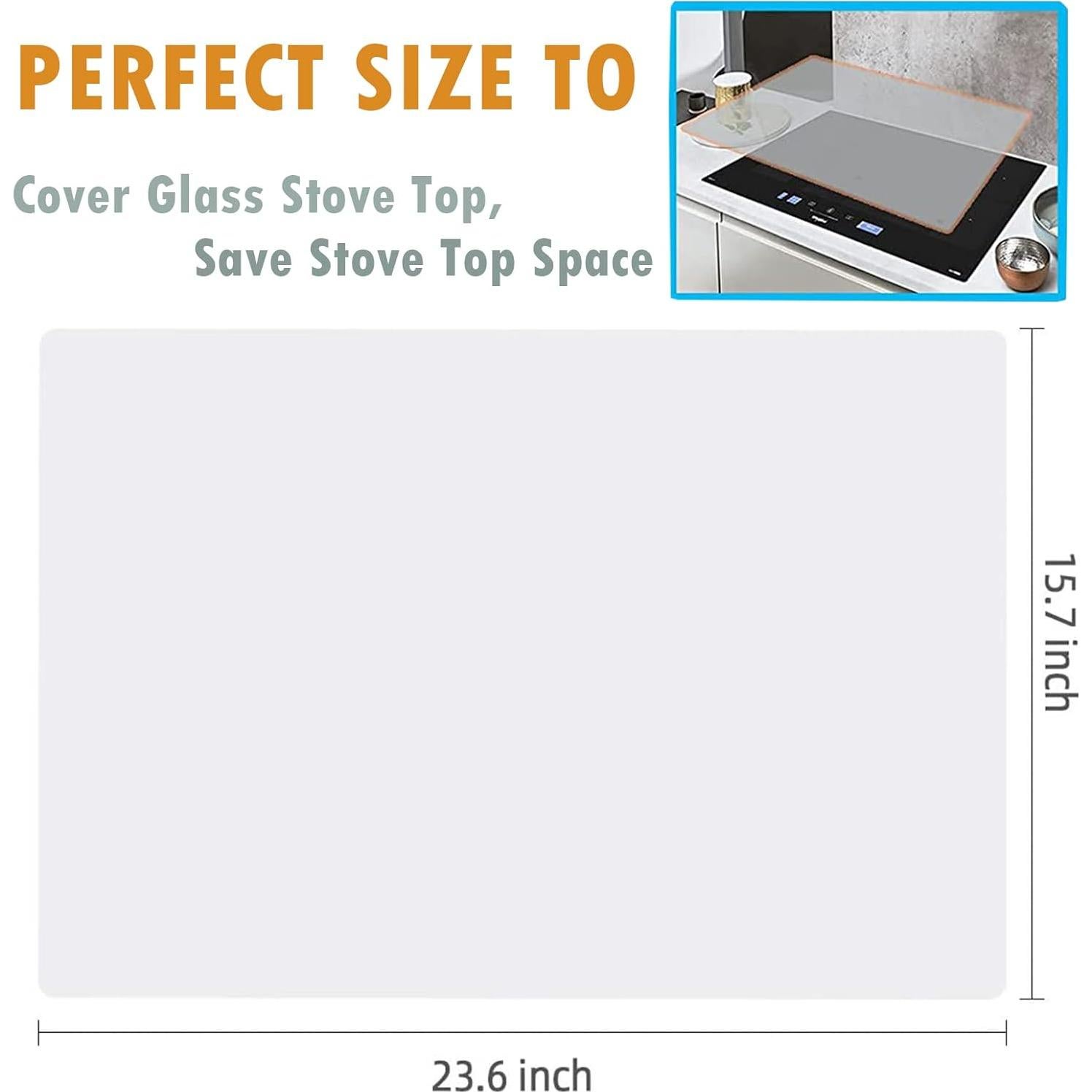 Alfombrilla de Silicona Webake 60x40cm Transparente Resistente al Calor