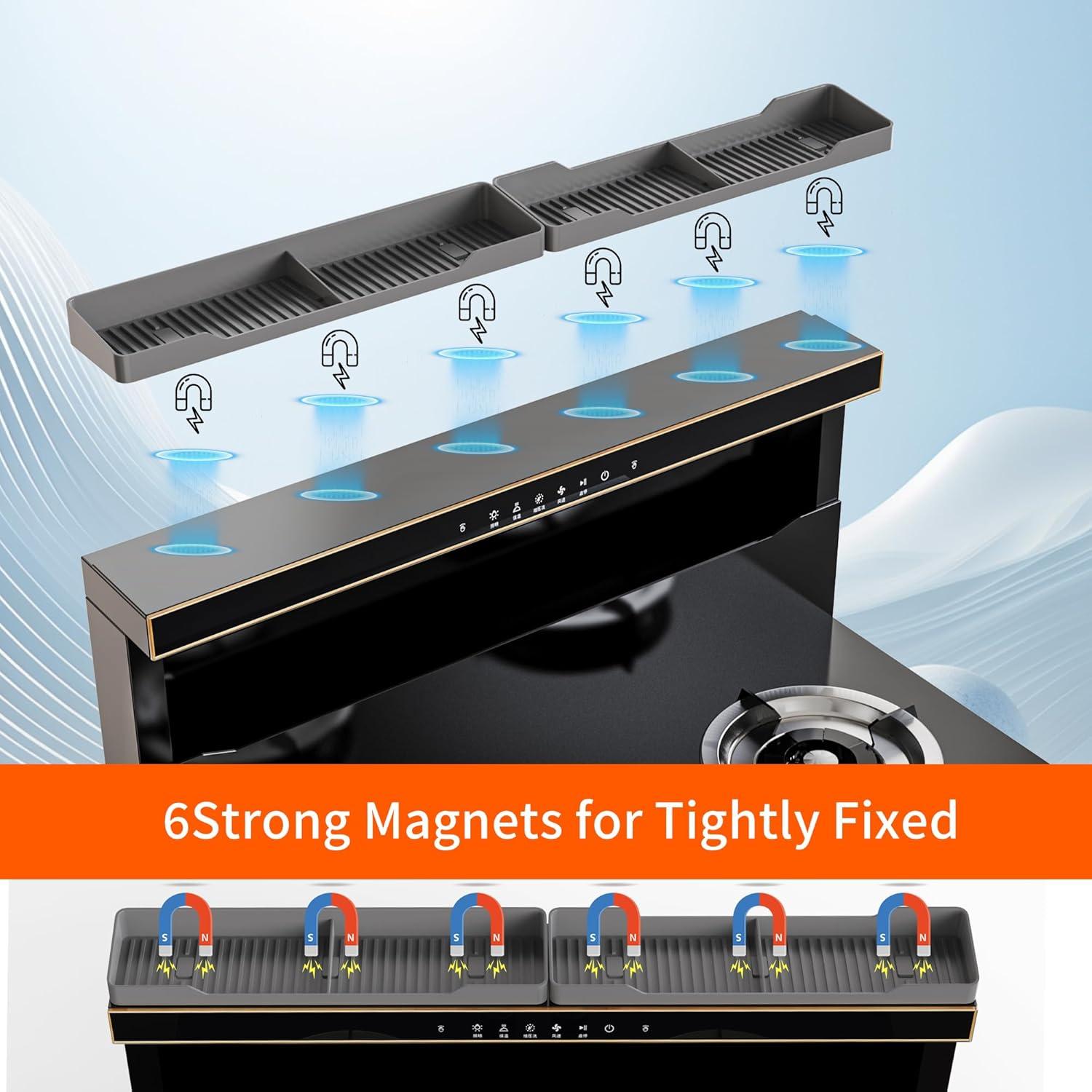 Estante Magnético WAFT YEARN 76.2x8.9 cm Silicona Resistente al Calor