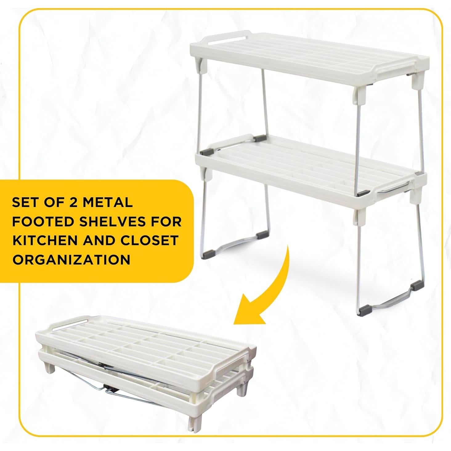 Organizador de Estantes de Cocina Yersiz CK-364 - Paquete de 2