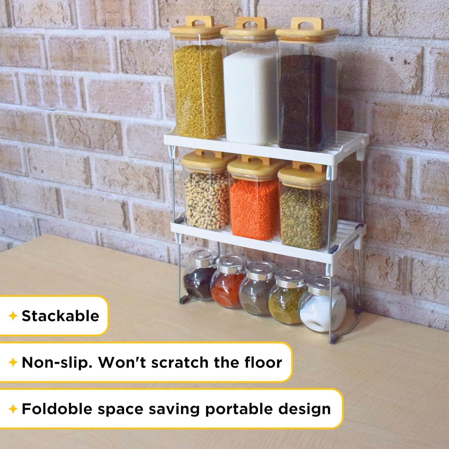 Organizador de Estantes de Cocina Yersiz CK-364 - Paquete de 2