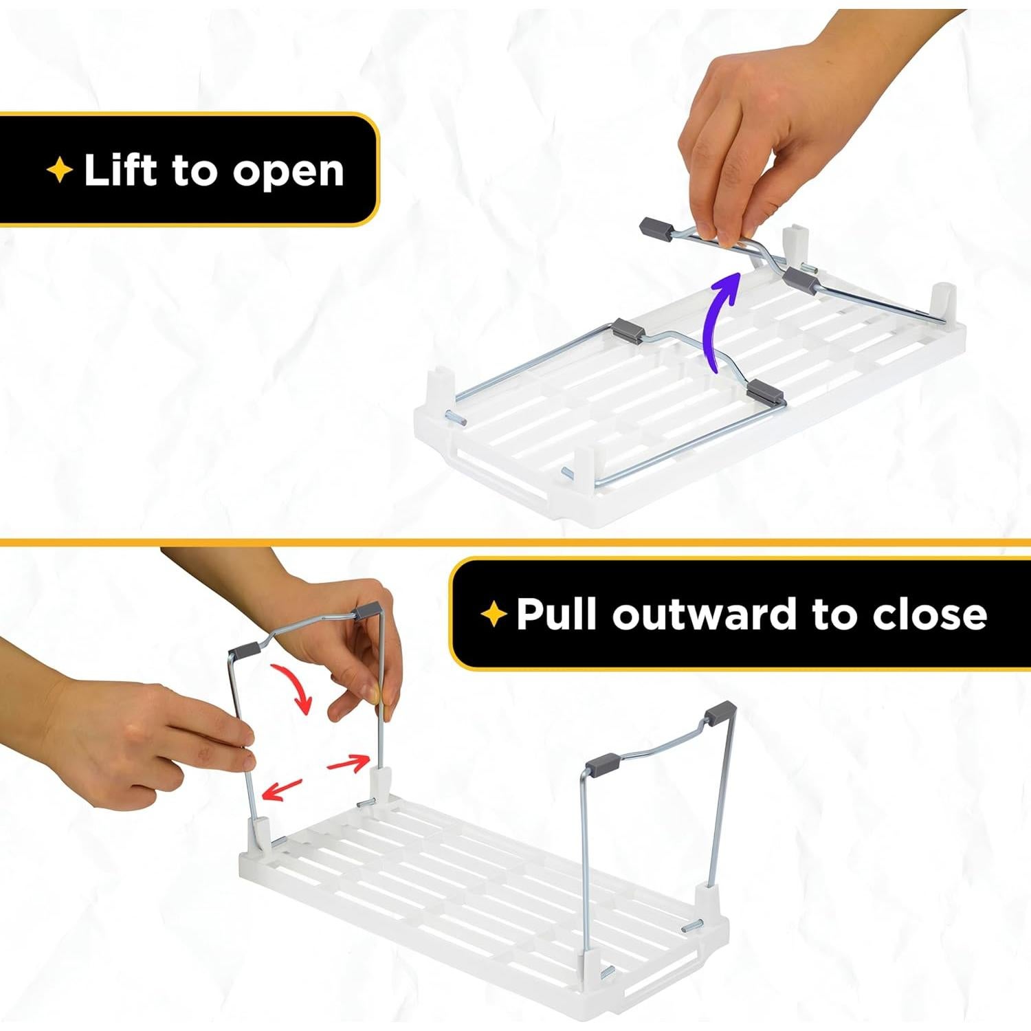 Organizador de Estantes de Cocina Yersiz CK-364 - Paquete de 2