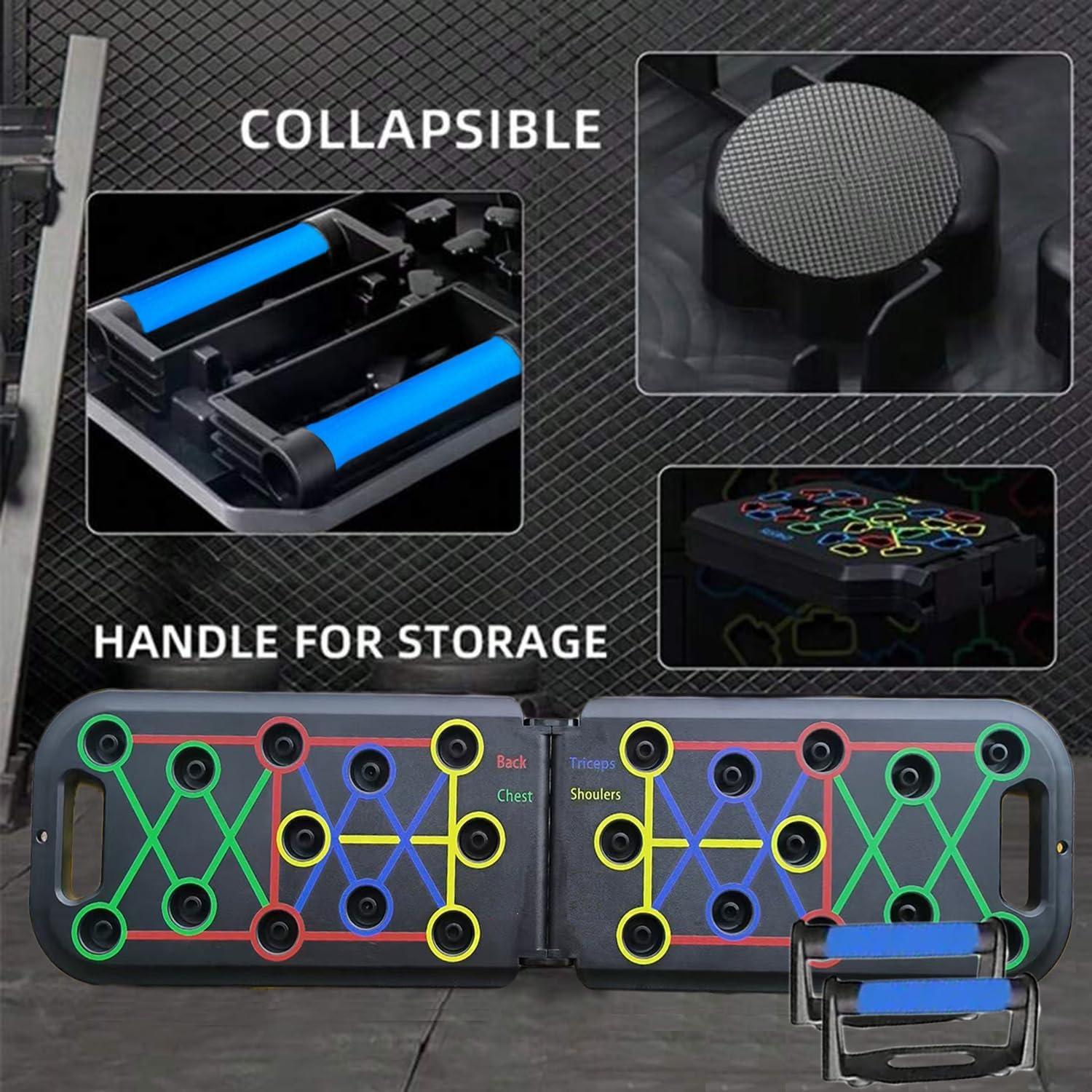 Tabla de Flexiones Plegable AKTJHS T02 con Almohadillas Antideslizantes