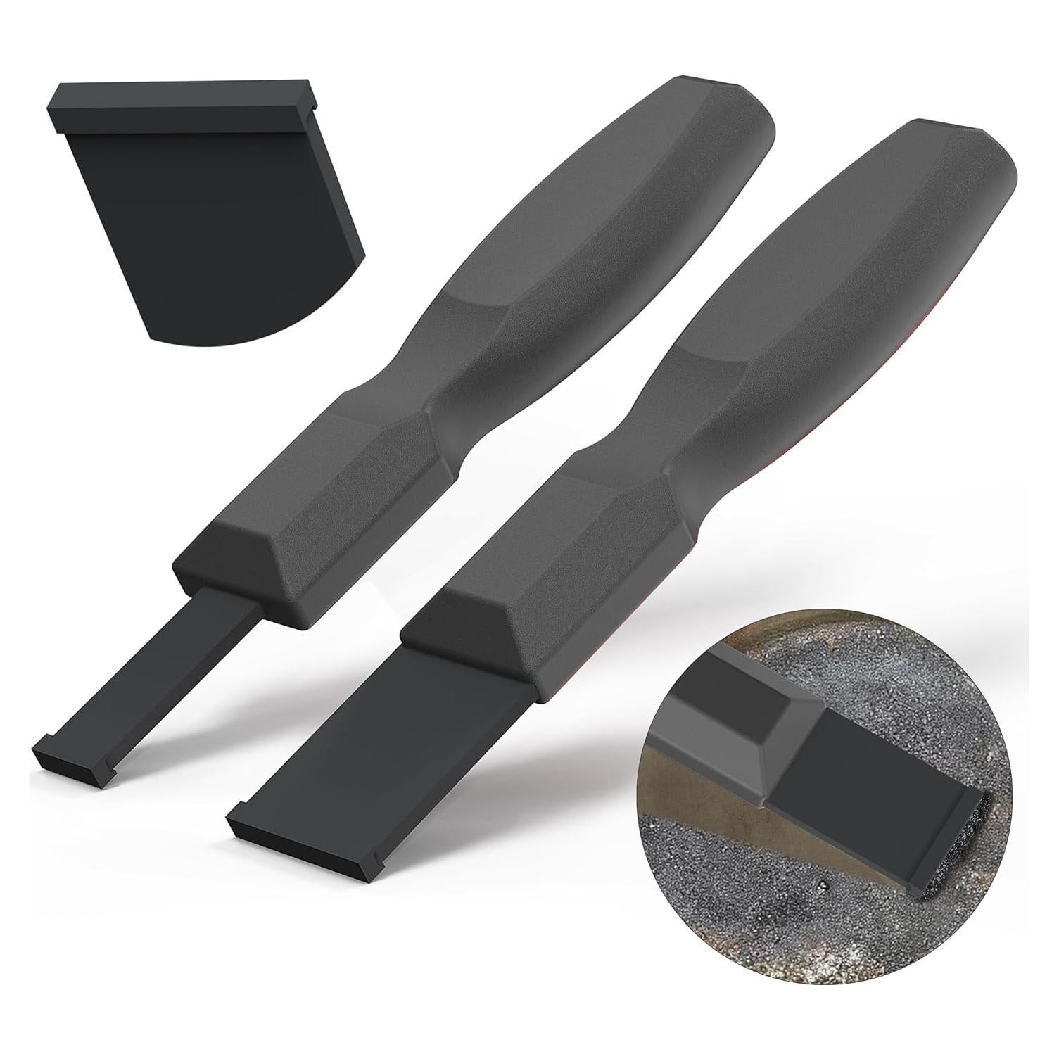 Juego de Raspadores de Carburo OUXIO 3.18 cm y 1.59 cm Gris