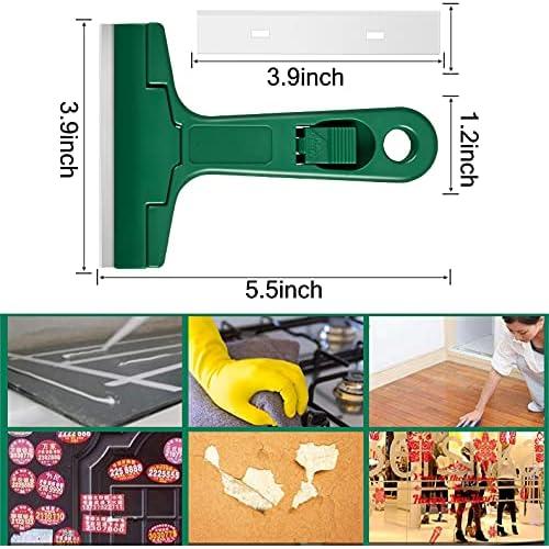 Raspador de Vidrio Jinhong 5.5" con 20 Cuchillas de Acero