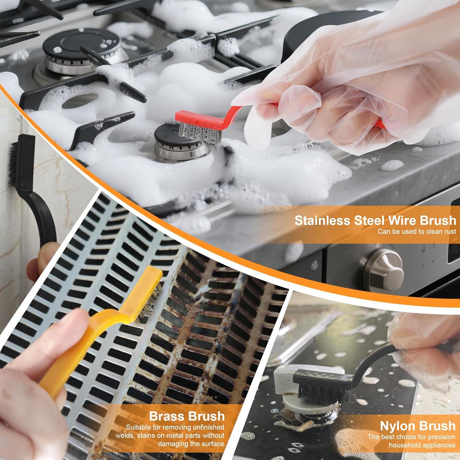 Raspador de Cuchilla GadgetGrove con 10 Cuchillas y 3 Cepillos