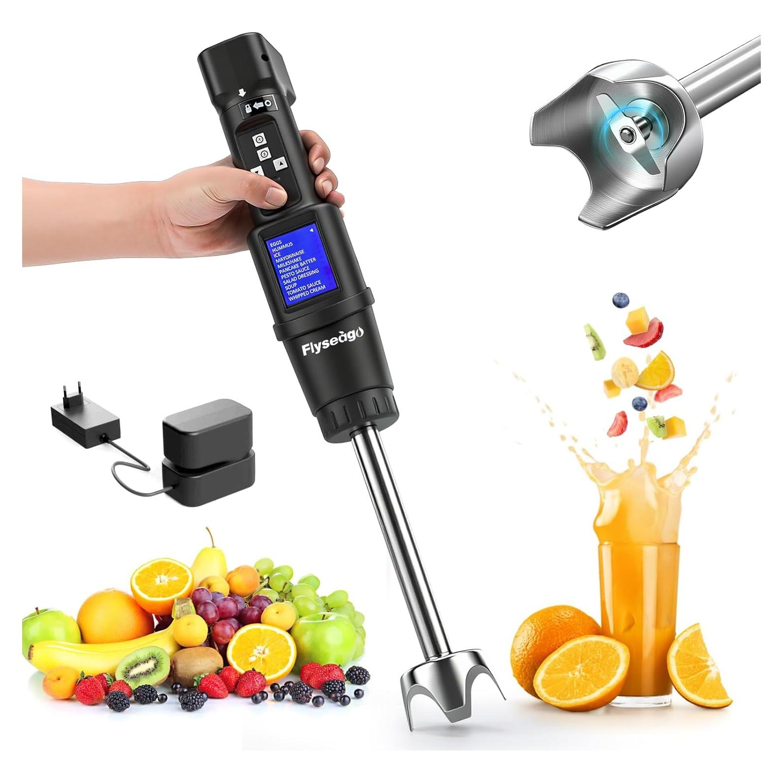 Batidora de Inmersión Inalámbrica Flyseago XCM-300L 300W 12 Modos