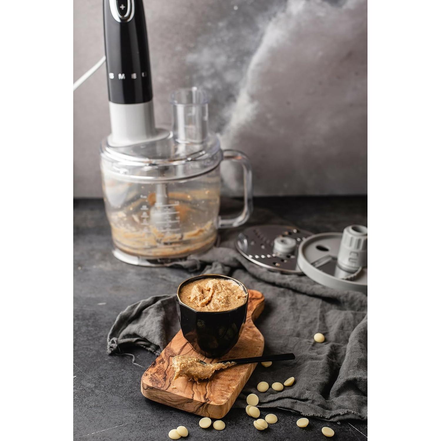 Batidora de Mano y Procesador de Alimentos SMEG HBF03 350W 5 en 1 Negro