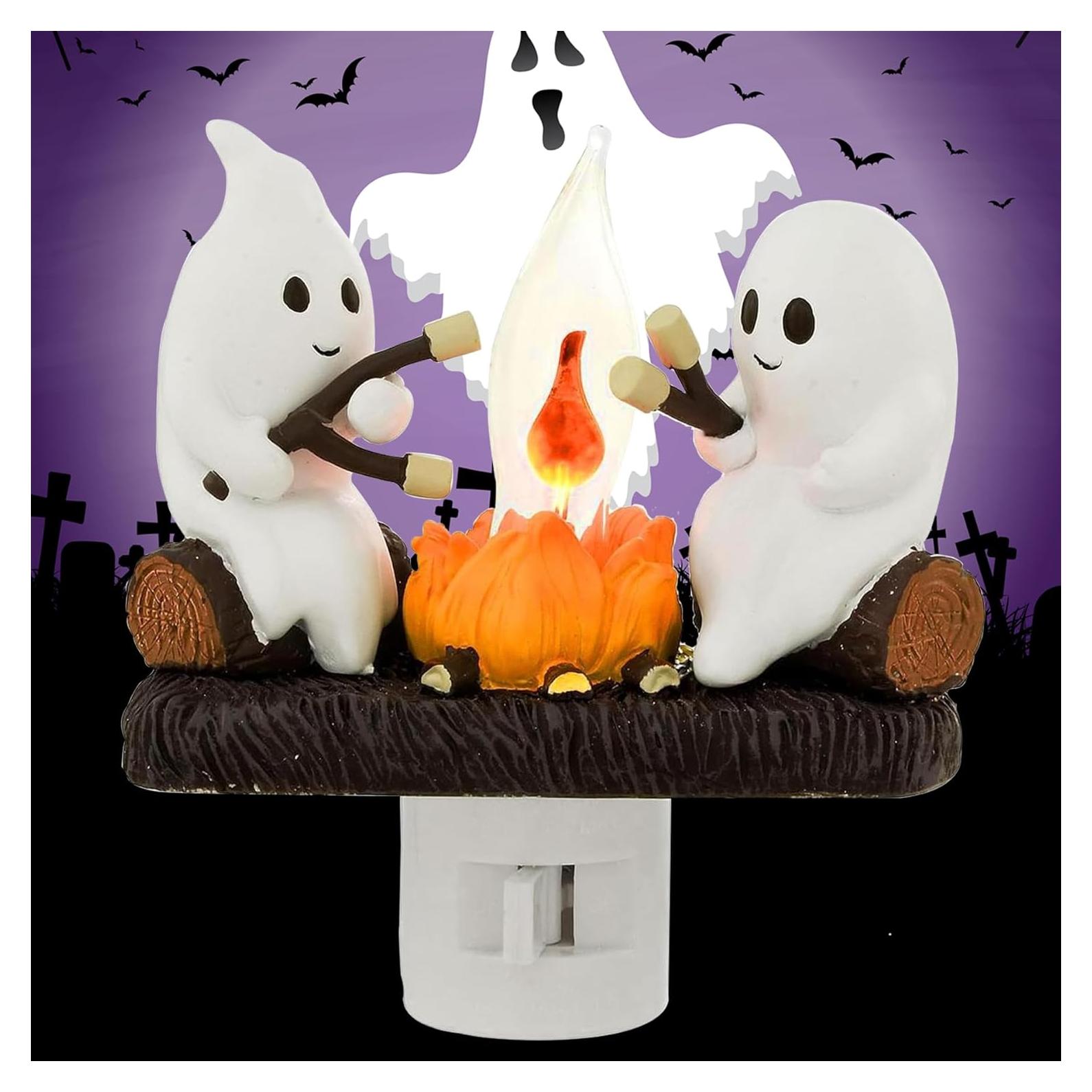 Luz Nocturna de Fantasma Halloween Genérico 2.54cm LED