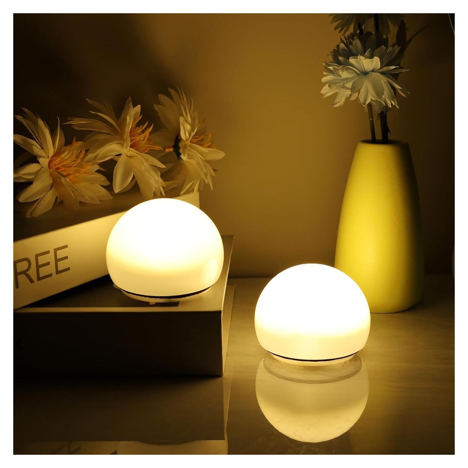 Luces Nocturnas LED Portátiles GZWANHANGMY con Temporizador (2PCS)