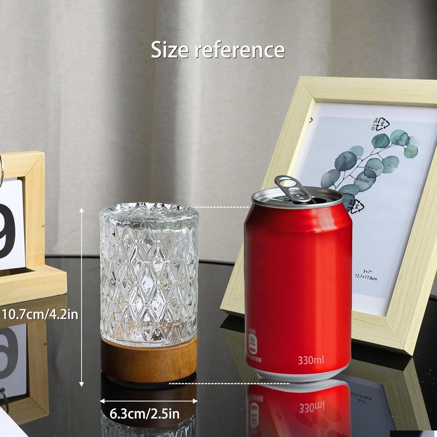 Luz Nocturna a Pilas CZSHCKJYXGS con Temporizador y Luz Cálida