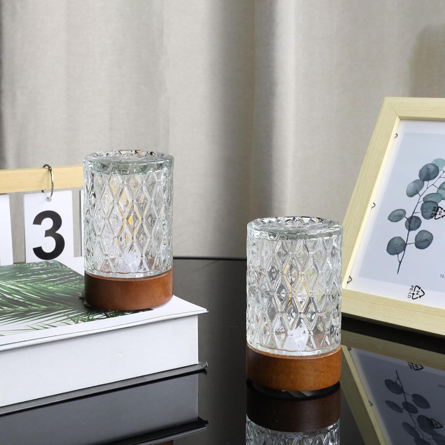 Luz Nocturna a Pilas CZSHCKJYXGS con Temporizador y Luz Cálida