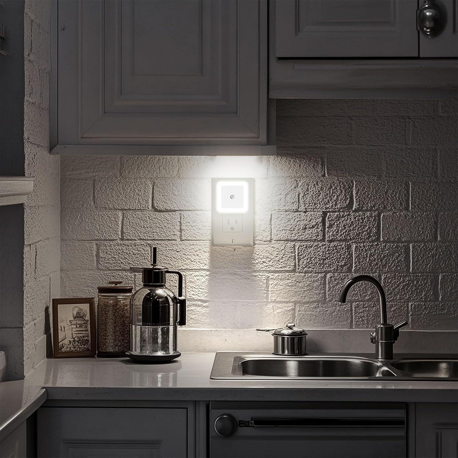 Luz Nocturna LED Amligy 0.5W con Sensor Automático - Paquete de 6