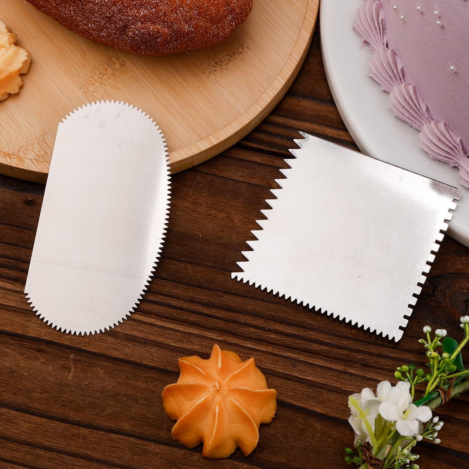 2 Raspadores Serrados de Cerámica Gosknor - Acero Inoxidable