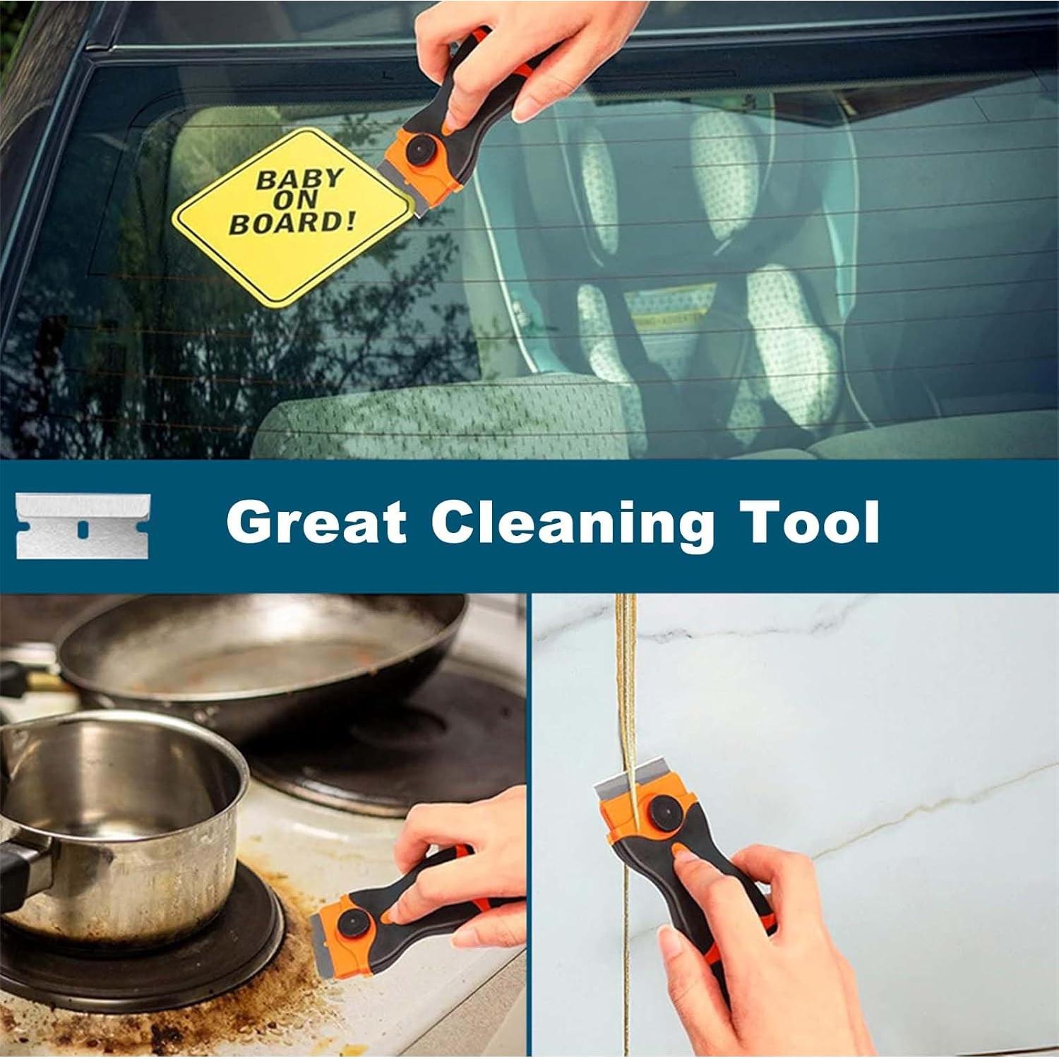 Herramienta de Raspado 2 en 1 AWJETV con 20 Cuchillas