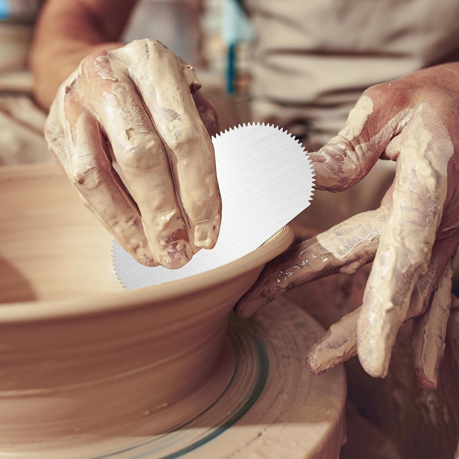 Juego de Raspadores de Arcilla Mabor 4 Piezas Acero Inoxidable