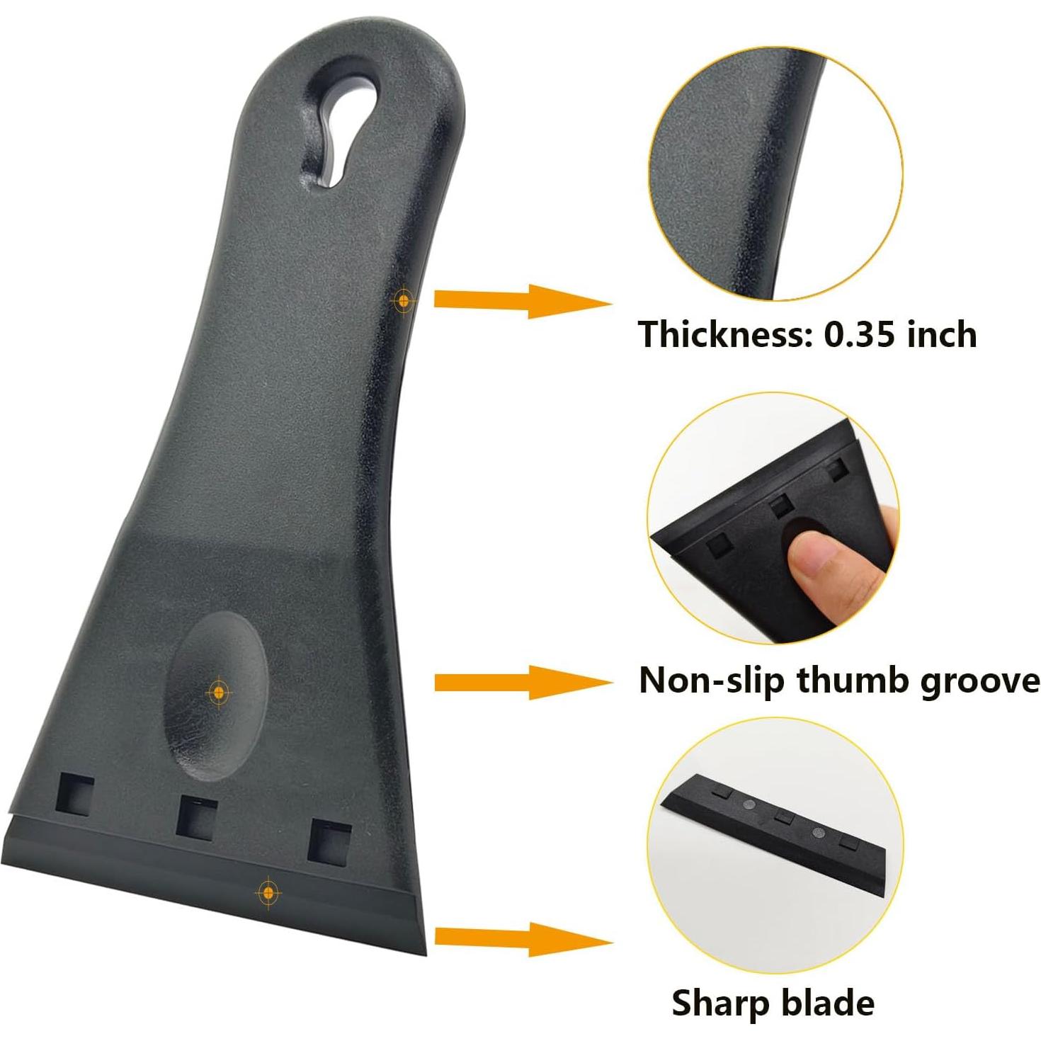 Kit de Raspador de Cuchillas Plásticas Petiy Beauty - 20 Cuchillas 7.62 cm