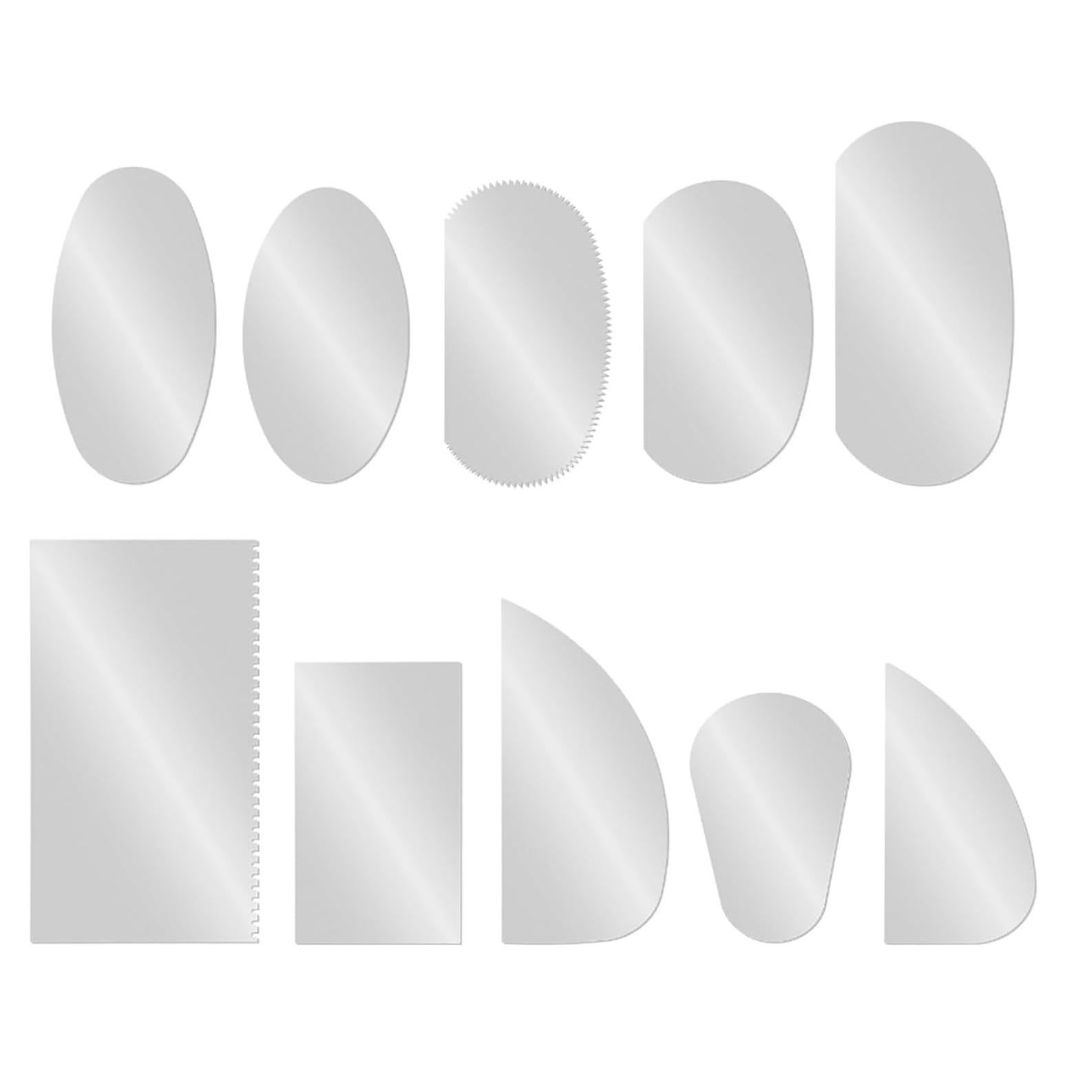 Set de 10 Herramientas de Escultura de Arcilla Heyous Acero Inoxidable