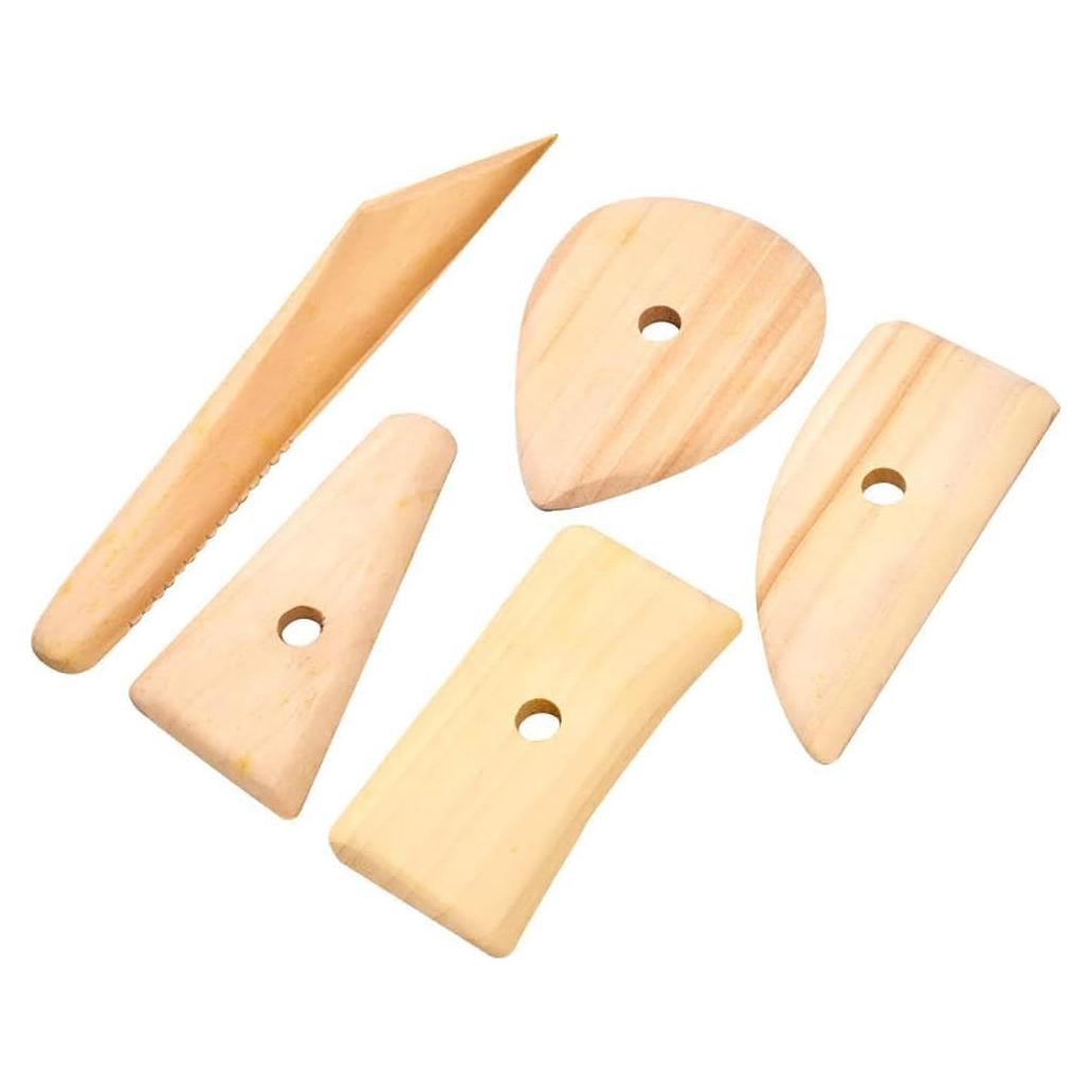 Juego de 5 Herramientas de Escultura de Arcilla WLngtv