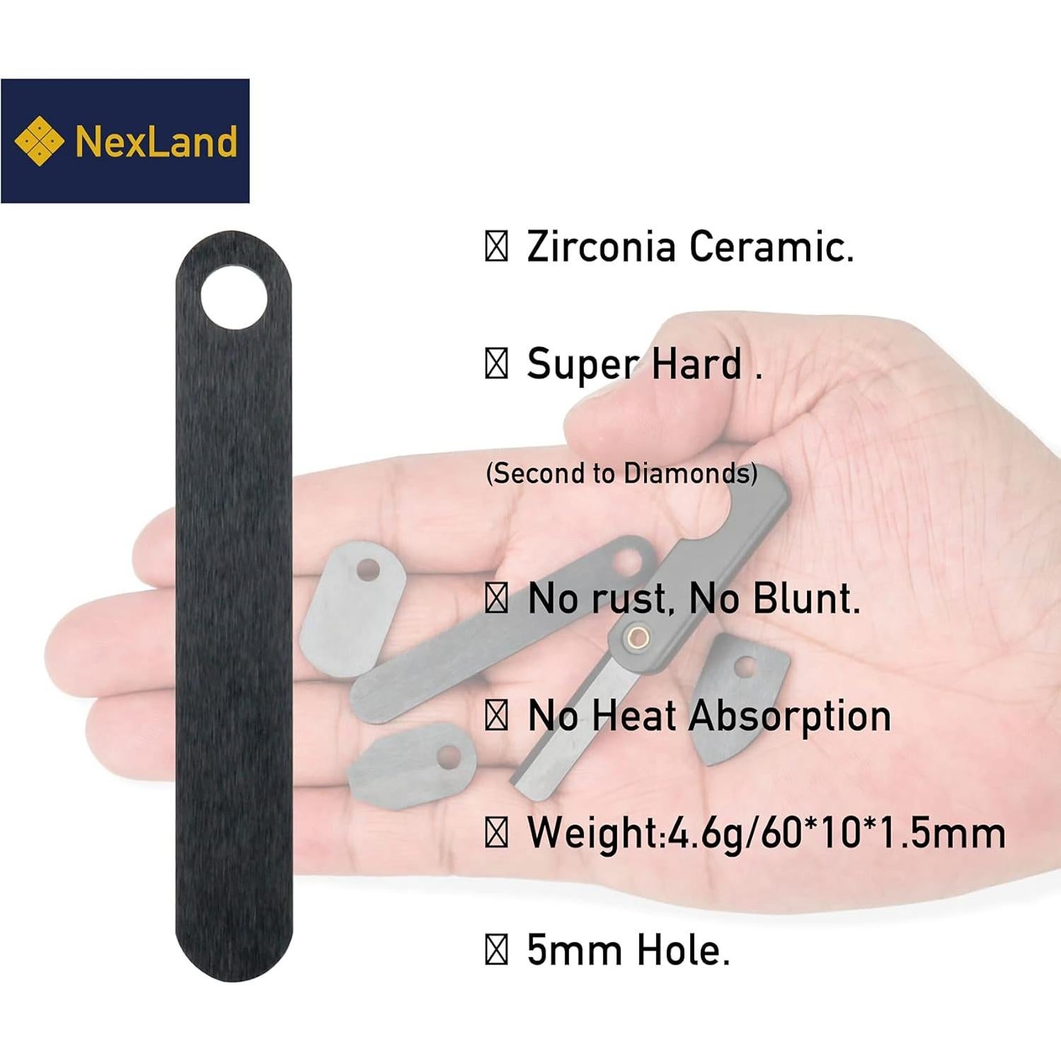 Raspador Cerámico NexLand CS6010 para Iniciador de Fuego