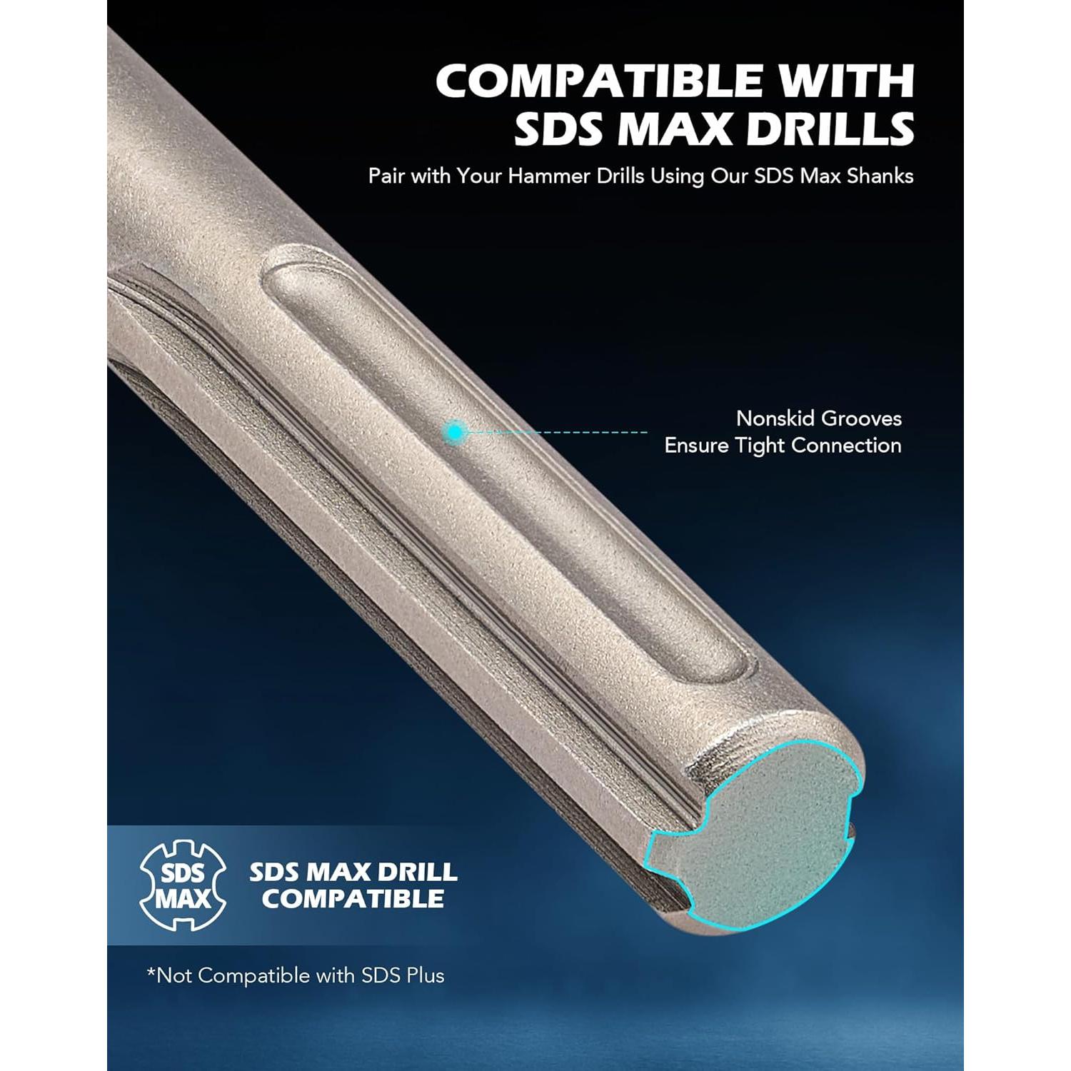 Raspador de Suelo SDS Max ZELCAN 15.24 cm Mango Largo